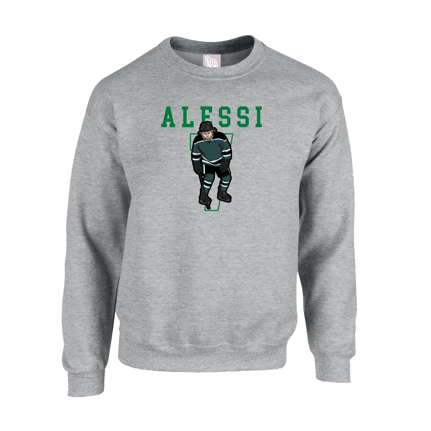 Fleece Crew — Shirsey in Grey