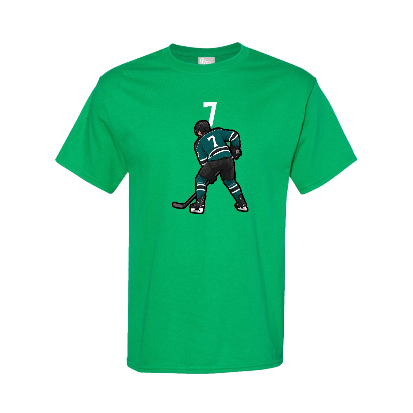 Tee — Number Top in Green