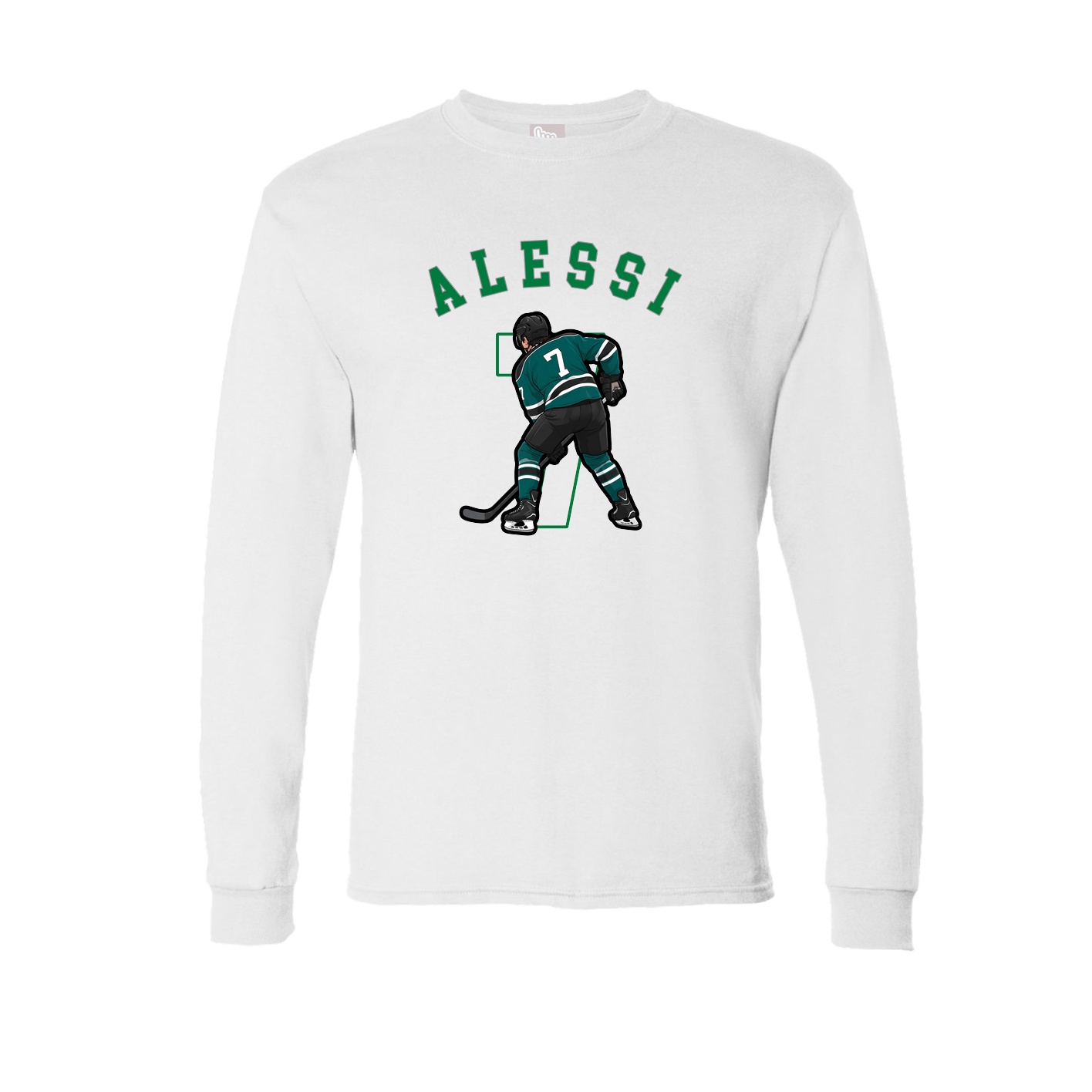 Long Sleeve Tee — Shirsey Arch in White