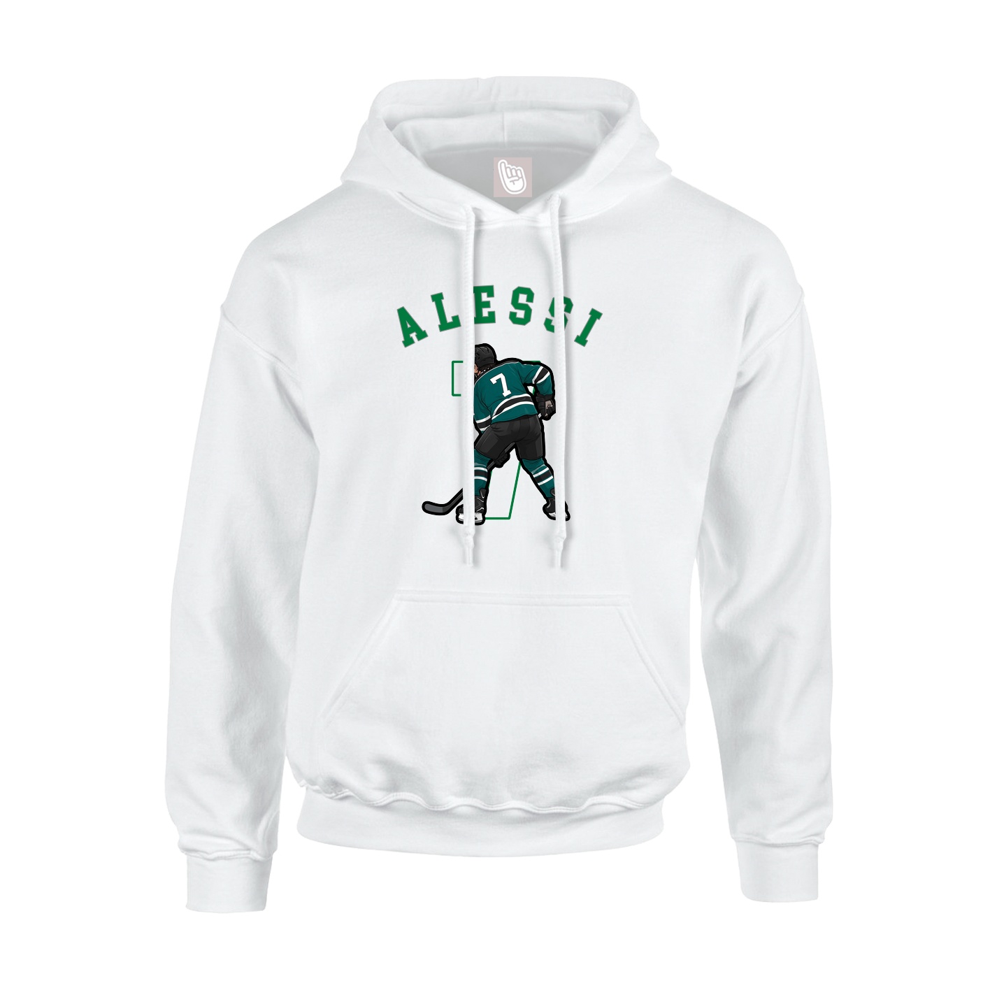 Youth Hoodie — Shirsey Arch in White