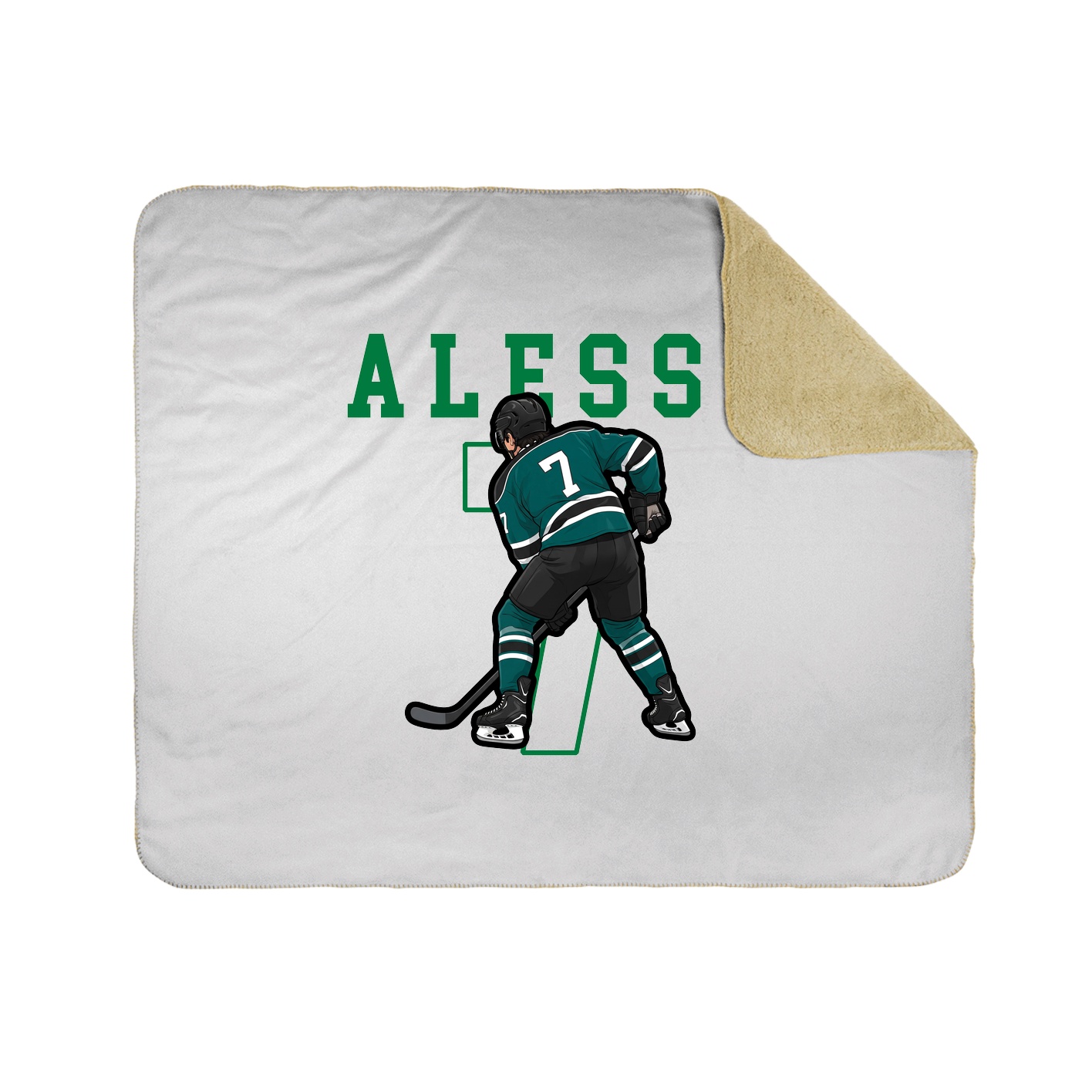 50x60 Sherpa Lined Throw Blanket
