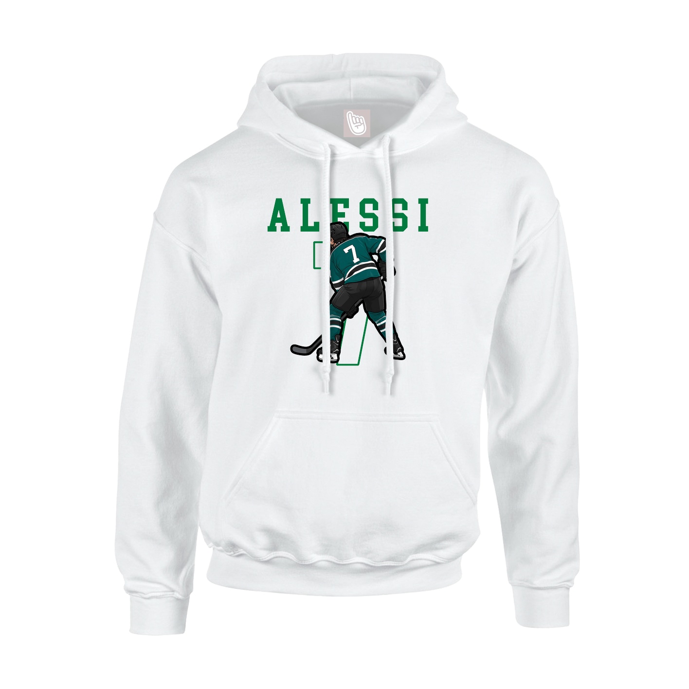 Hoodie — Shirsey in White