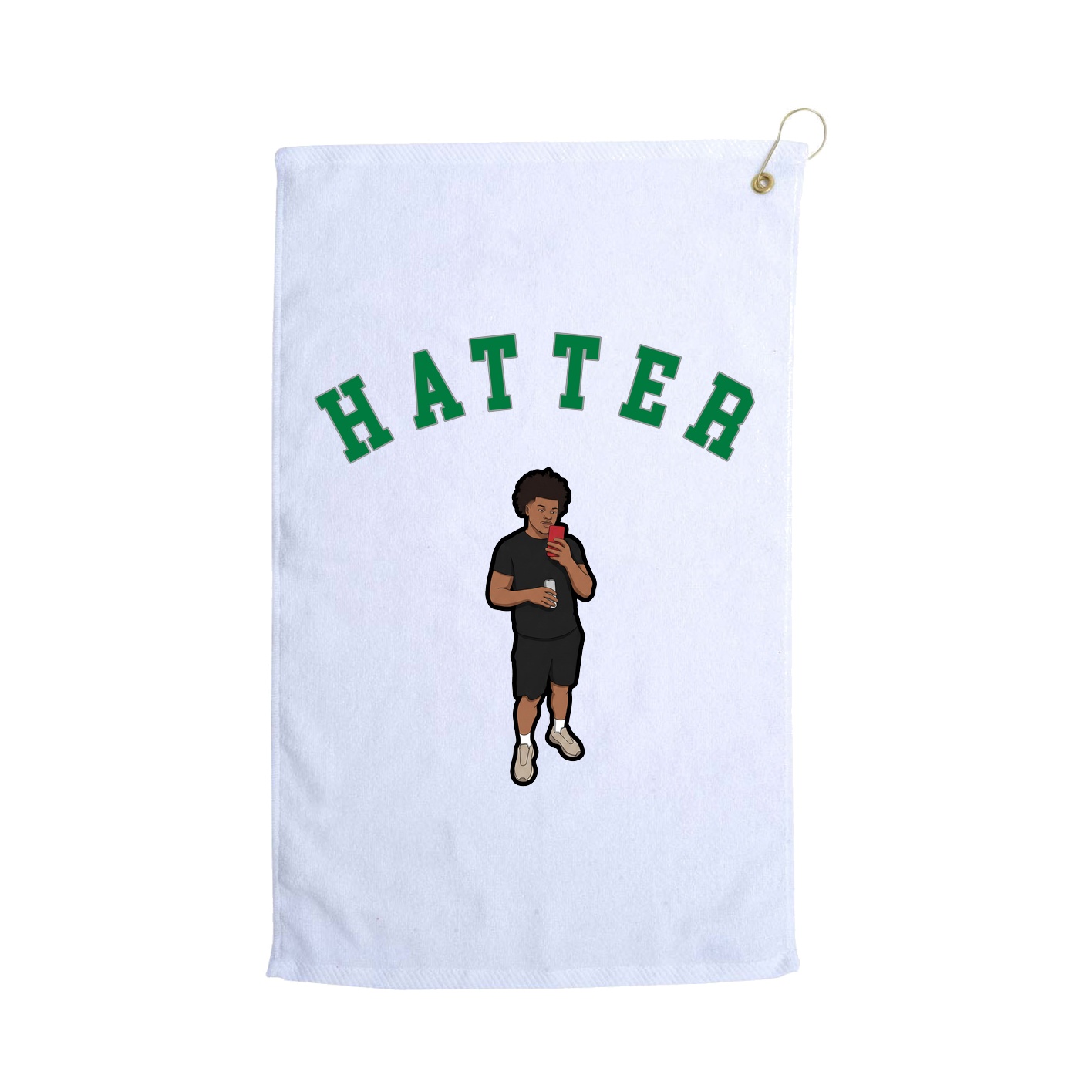 Golf Towel — Shirsey Arch in White