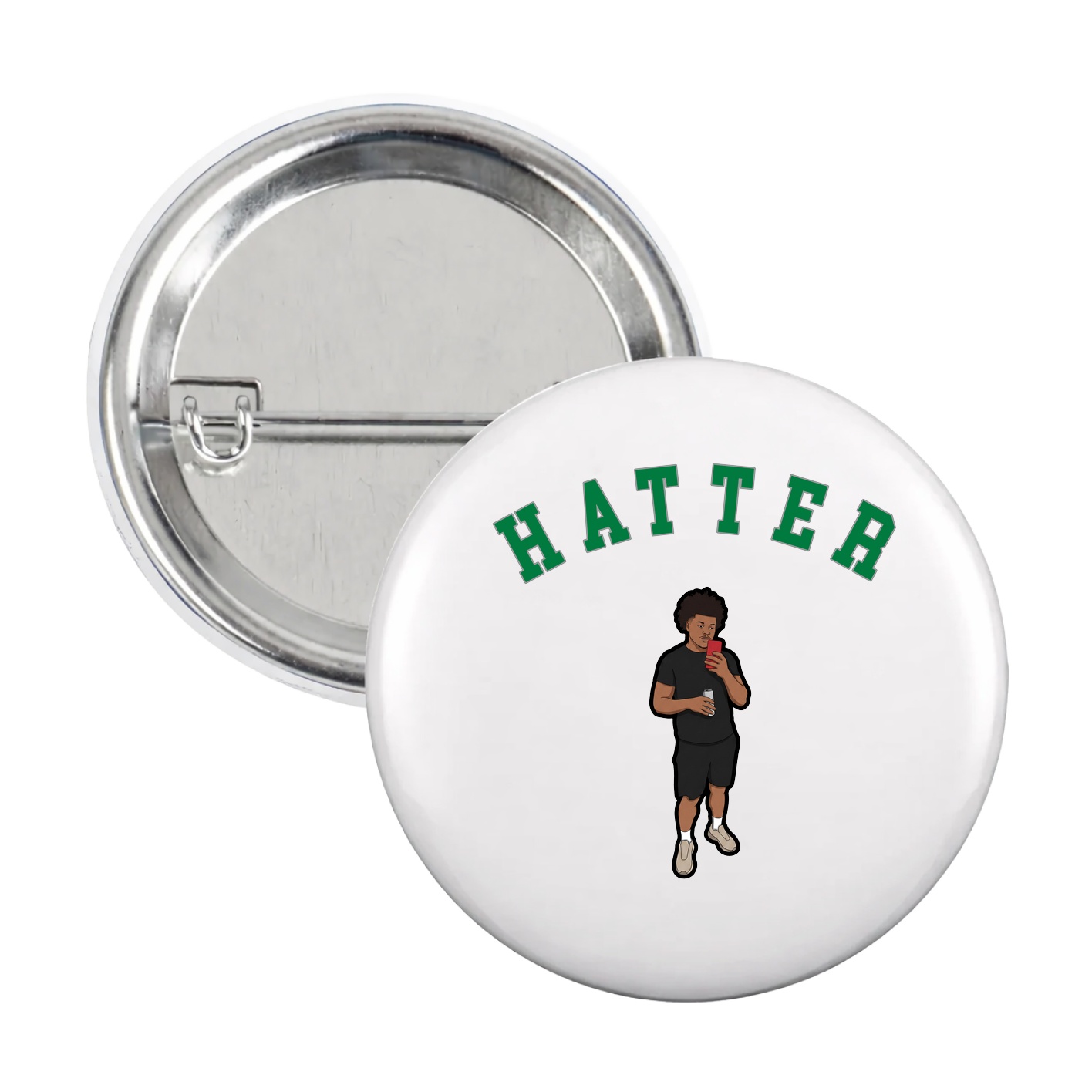 Game Day Button — Shirsey Arch in White