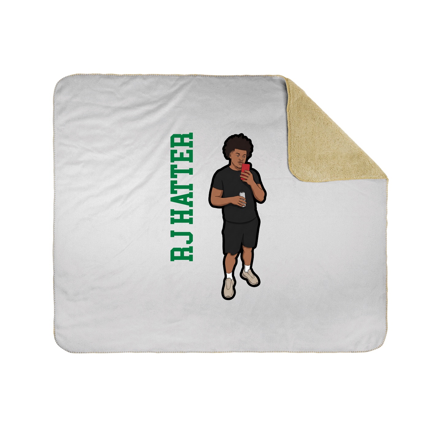 50x60 Sherpa Lined Throw Blanket