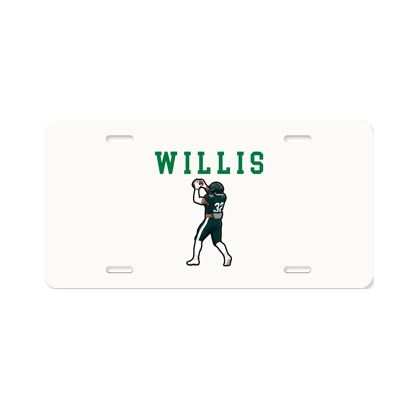 License Plate — Shirsey in Classic
