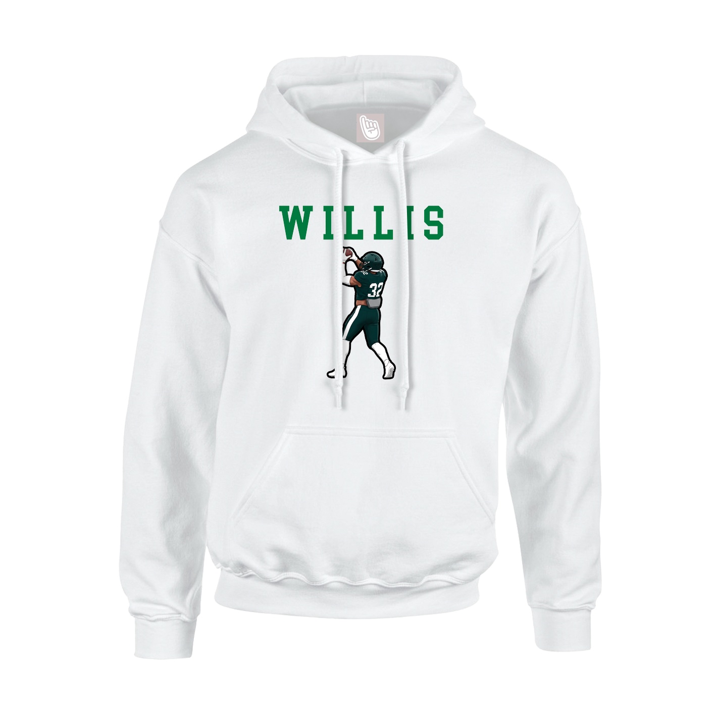Hoodie — Shirsey in White