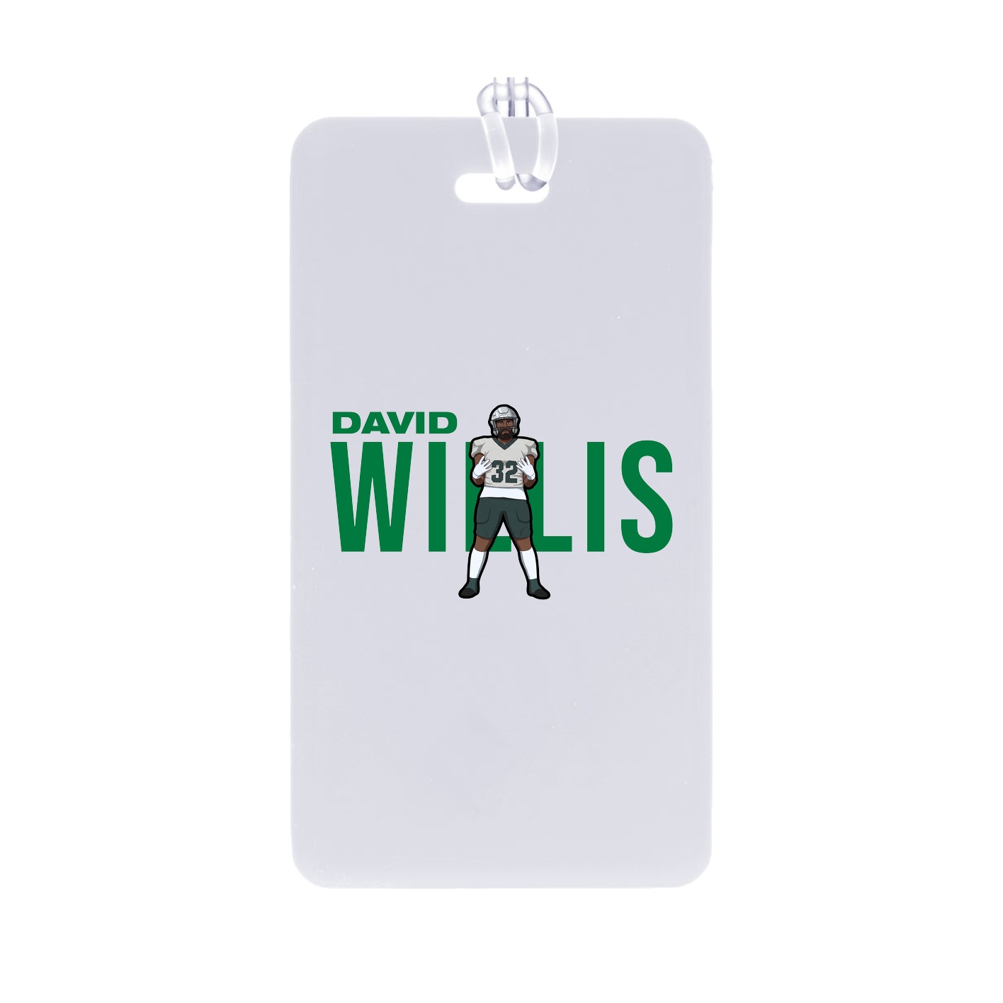 Bag Tag — Player Name in Classic