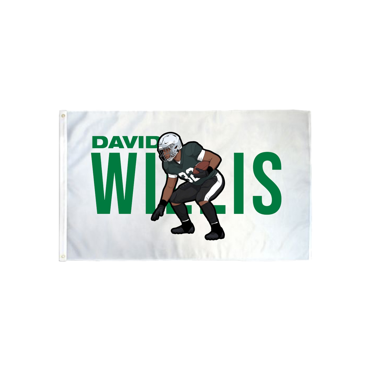 3x5 Flag — Player Name in Classic