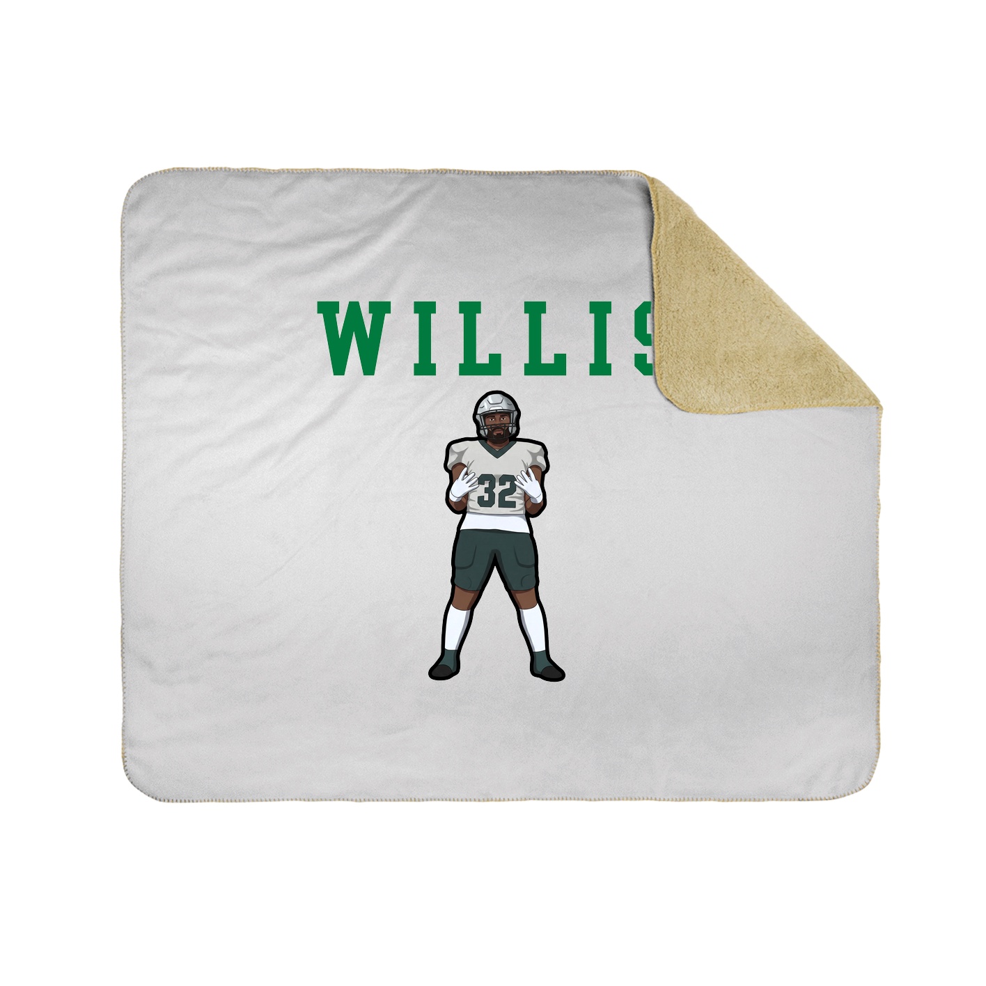 Throw Blanket — Shirsey in White