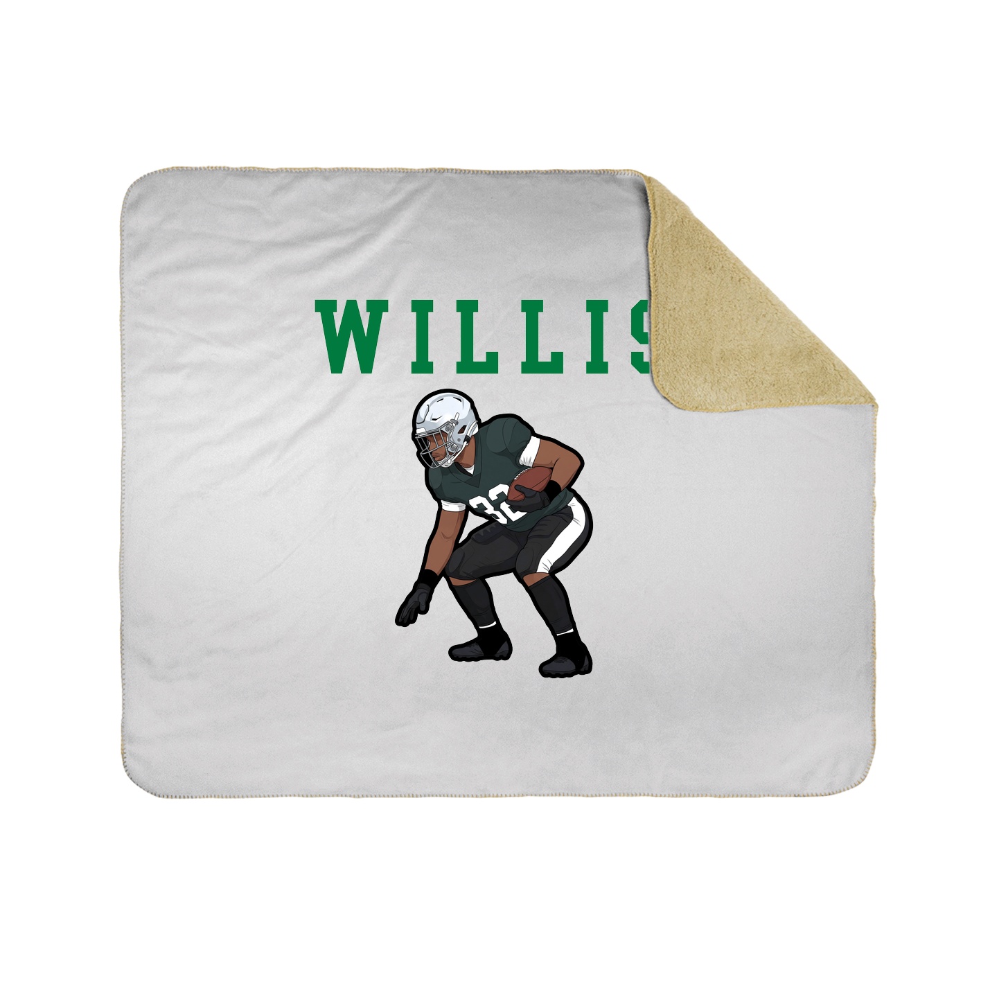 Throw Blanket — Shirsey in White