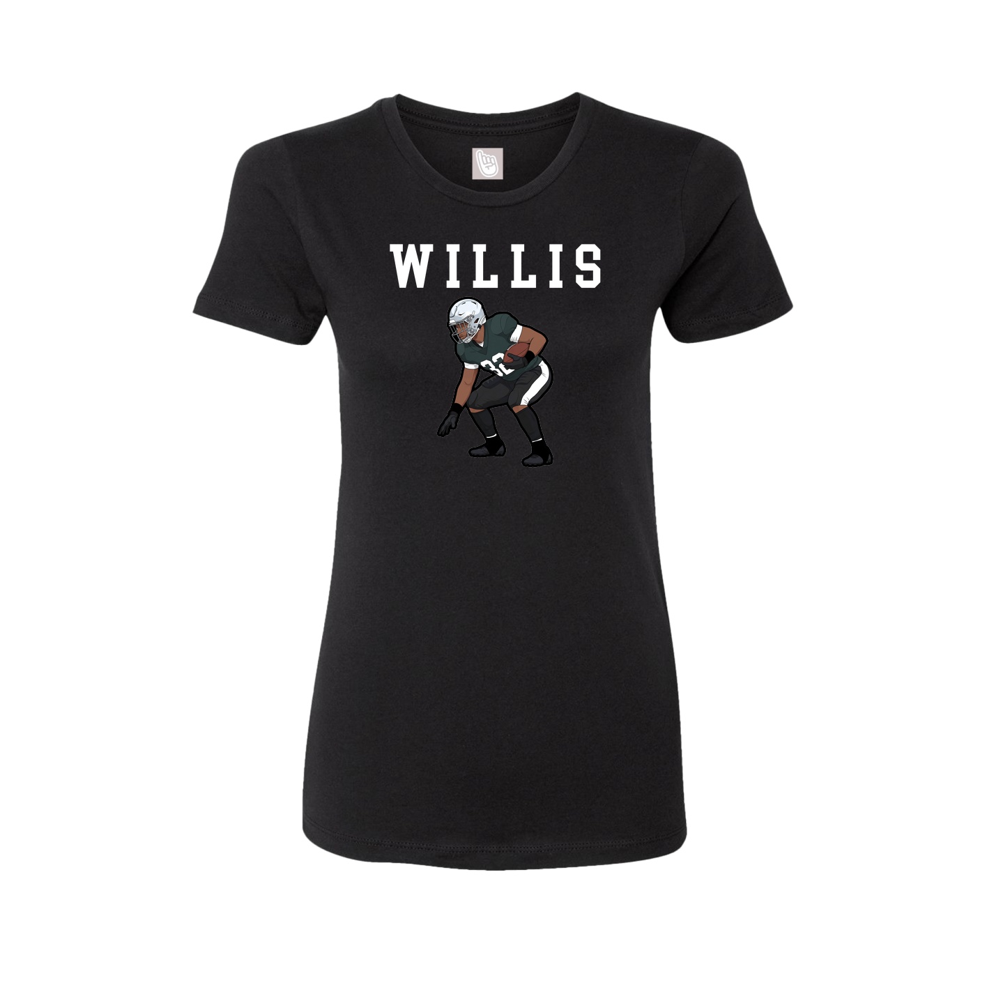Fitted Women's Tee — Shirsey in Black