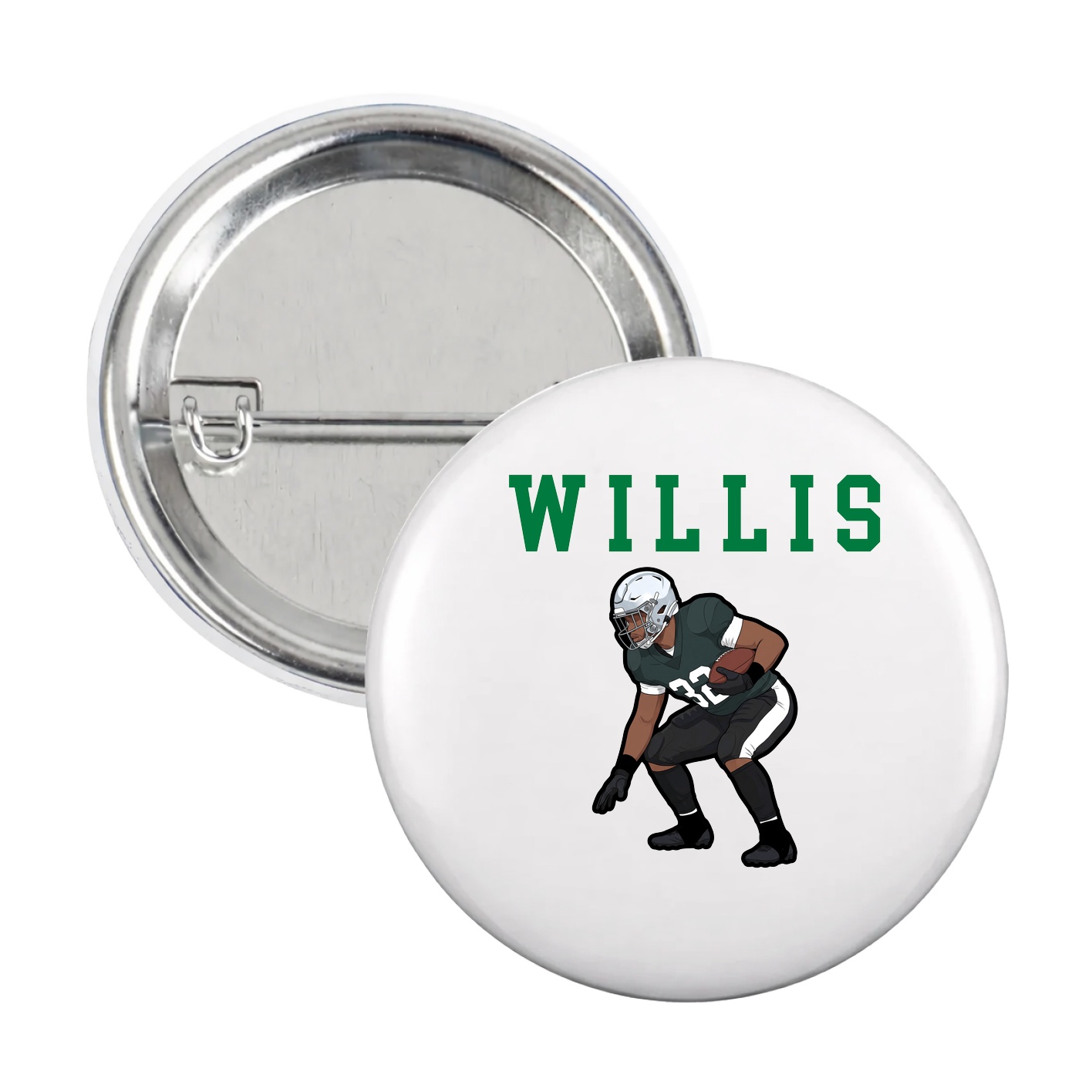 Game Day Button — Shirsey in White