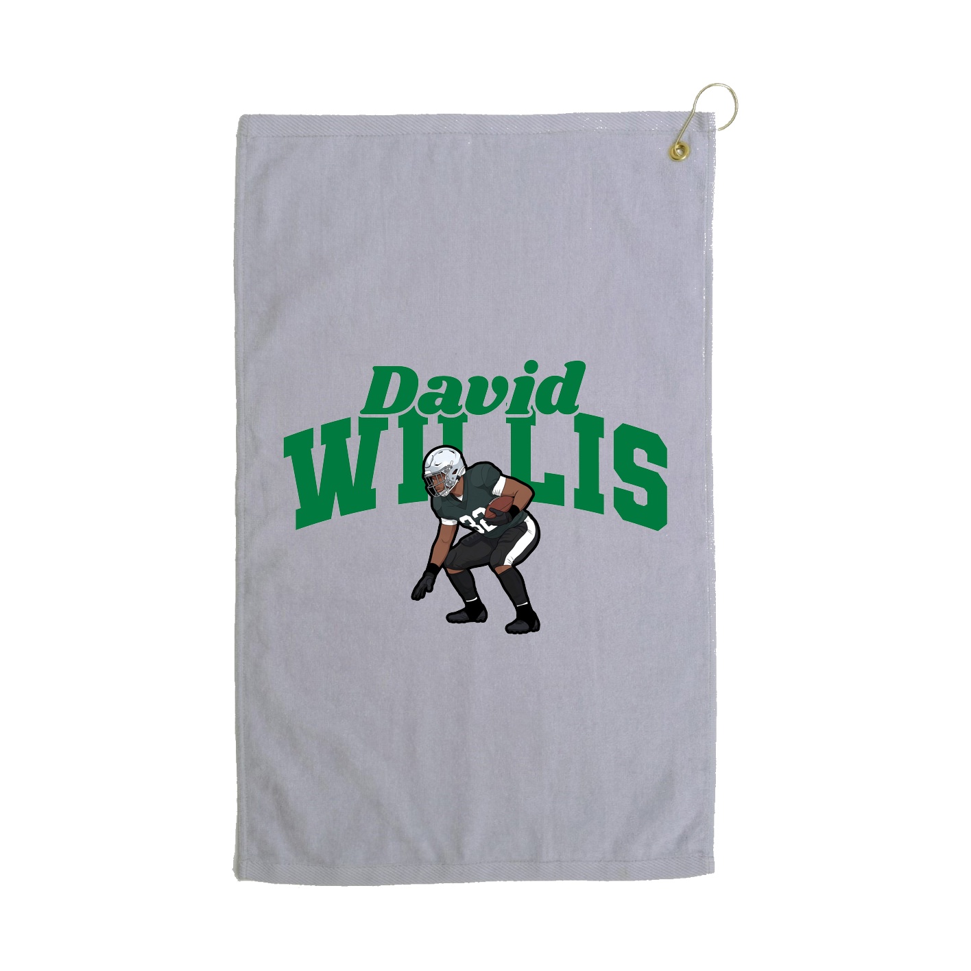 Golf Towel — Signature Arch in Grey