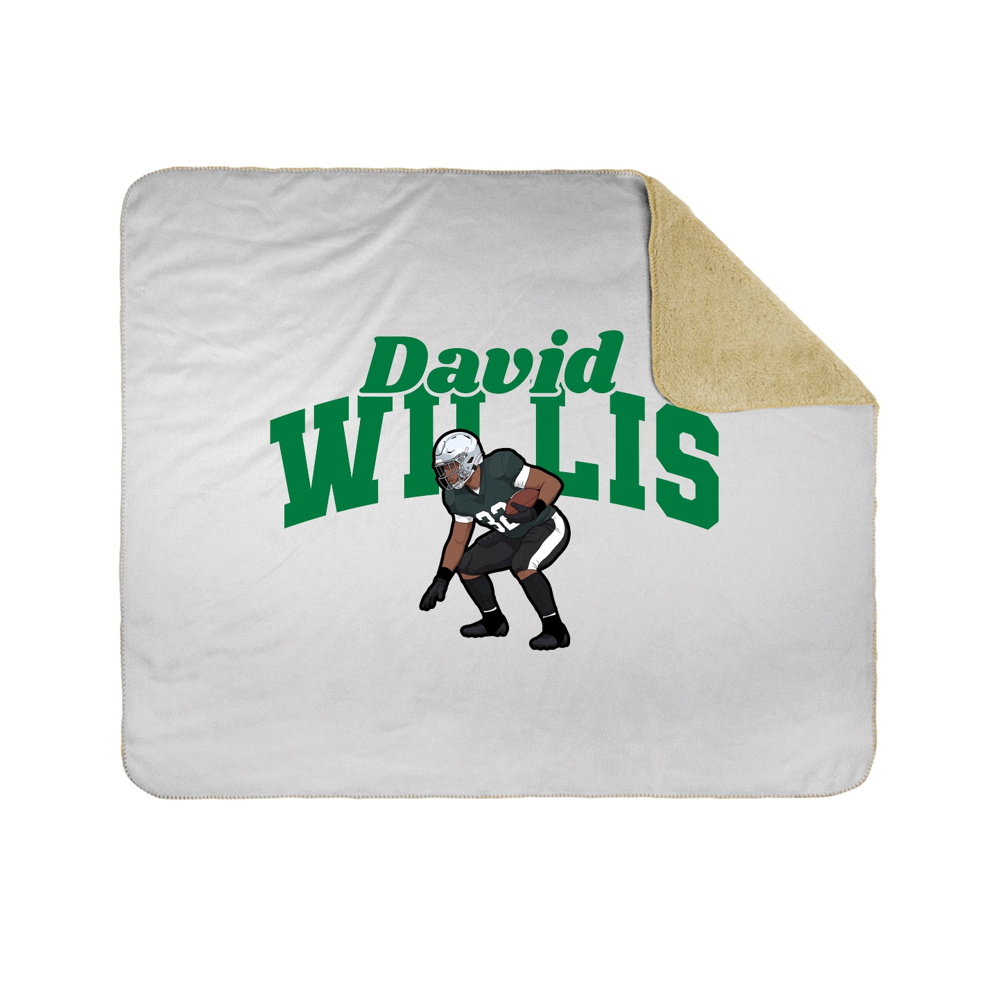 Throw Blanket — Signature Arch in White