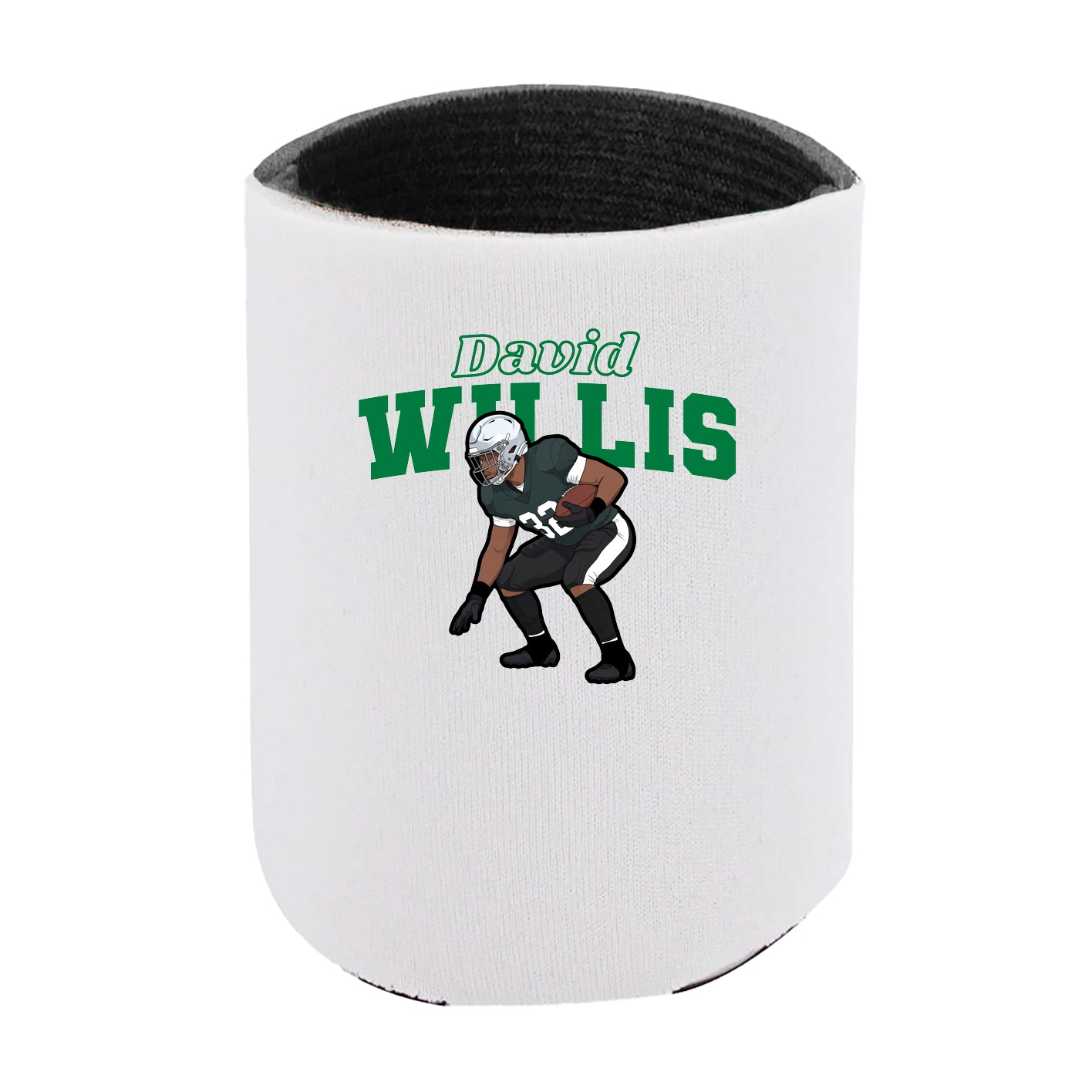 Can Holder — Name Arch in White