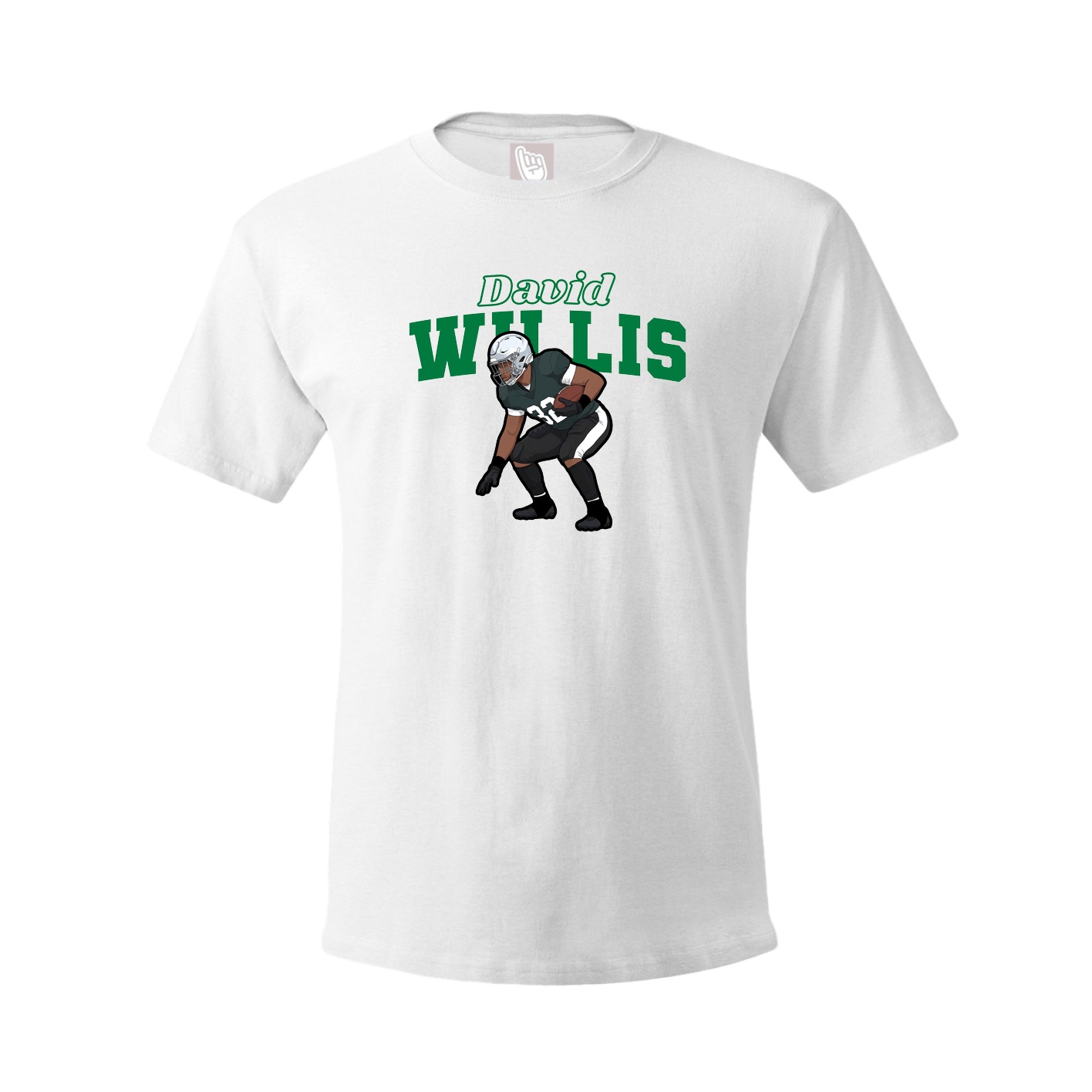 Tee — Name Arch in White