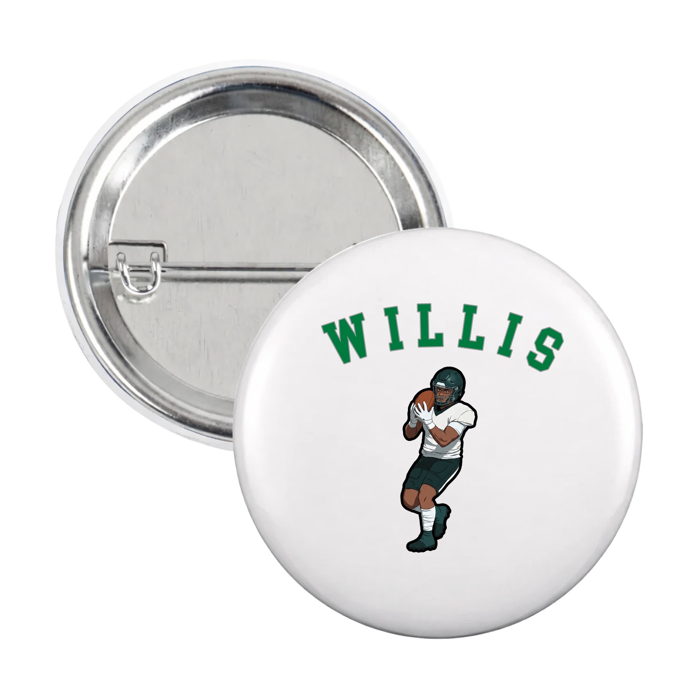 Game Day Button — Shirsey Arch in White