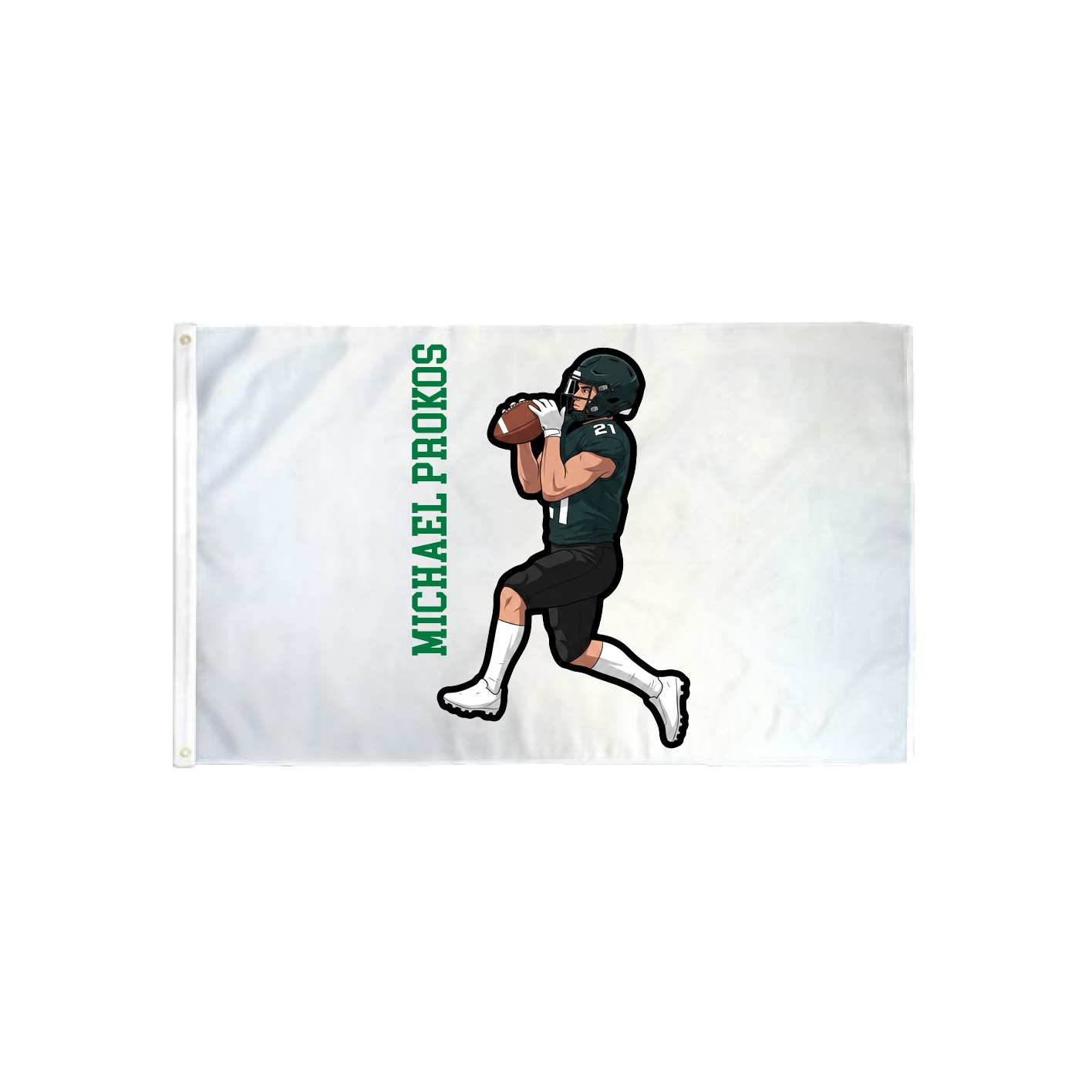 3x5 Flag — Name Vertical in Classic