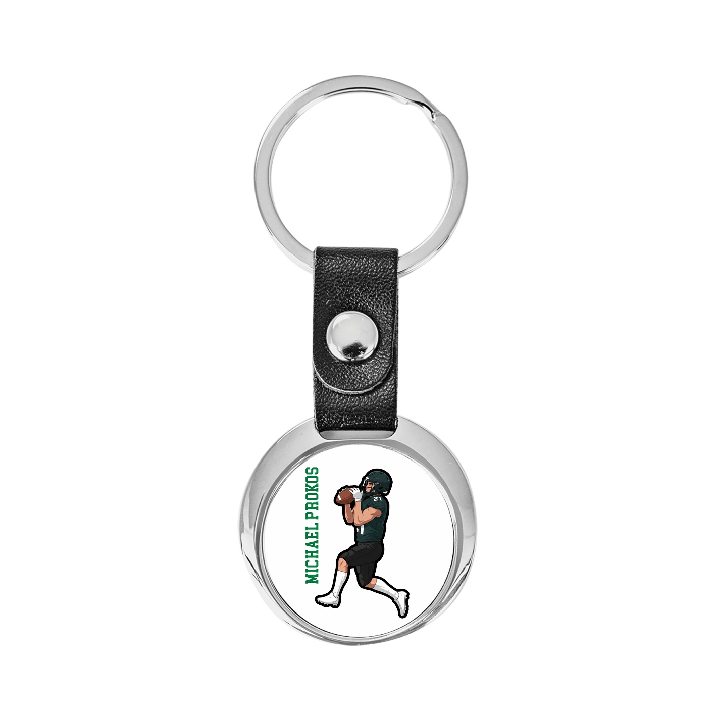 Key Chain — Name Vertical in Classic