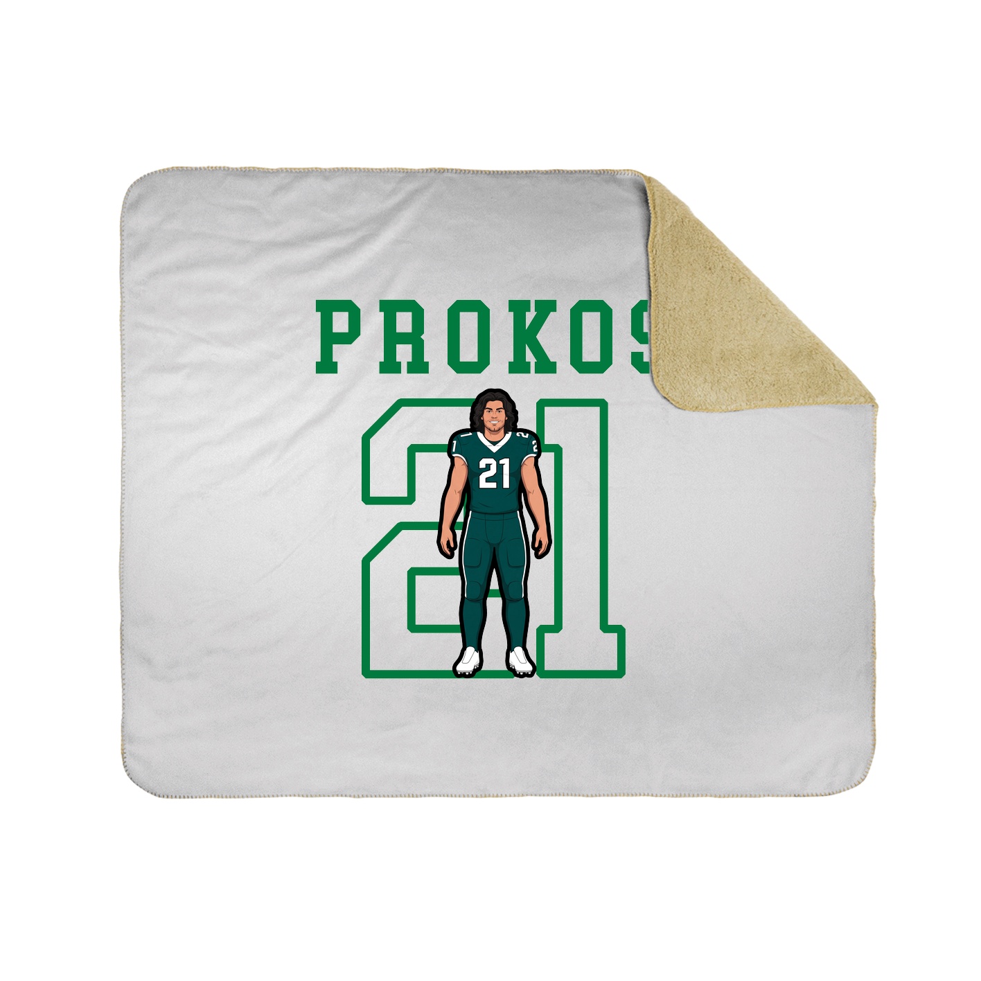 Throw Blanket — Shirsey in White