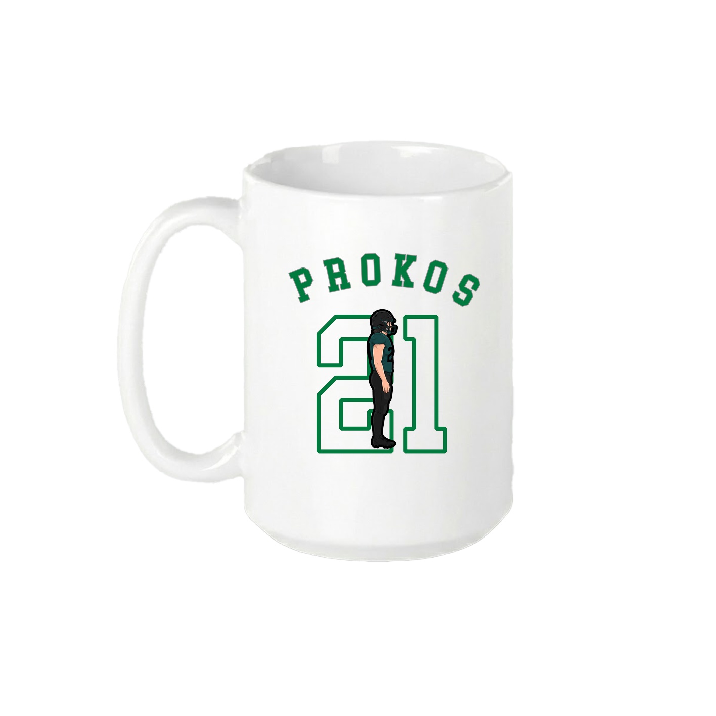 15oz Coffee Mug — Shirsey Arch in White
