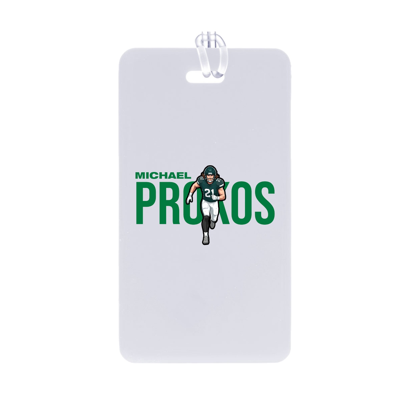 Bag Tag — Player Name in Classic