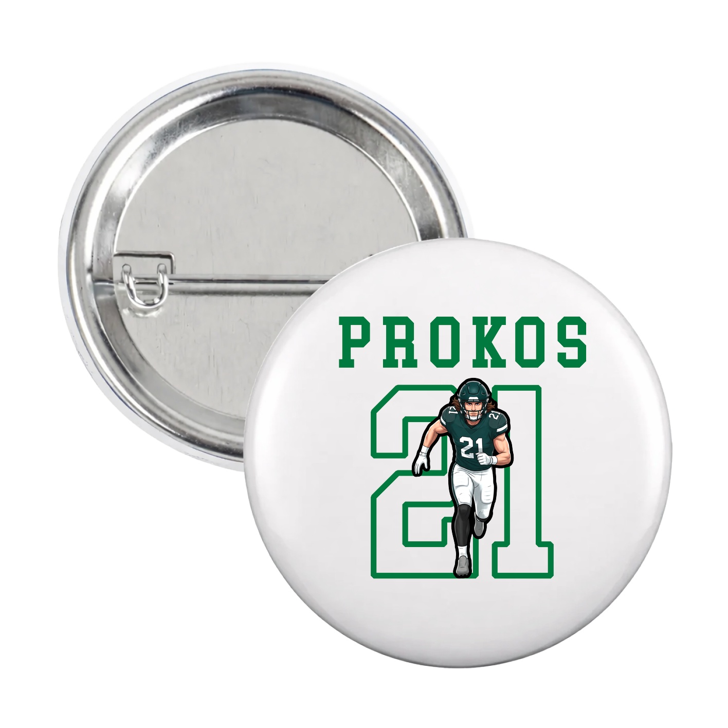 Game Day Button — Shirsey in White