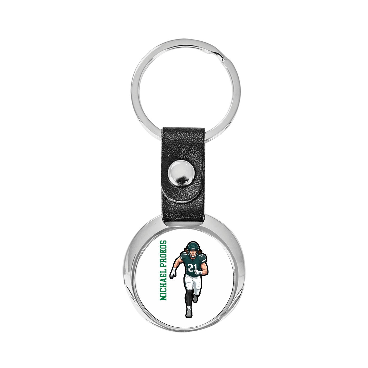 Key Chain — Name Vertical in Classic