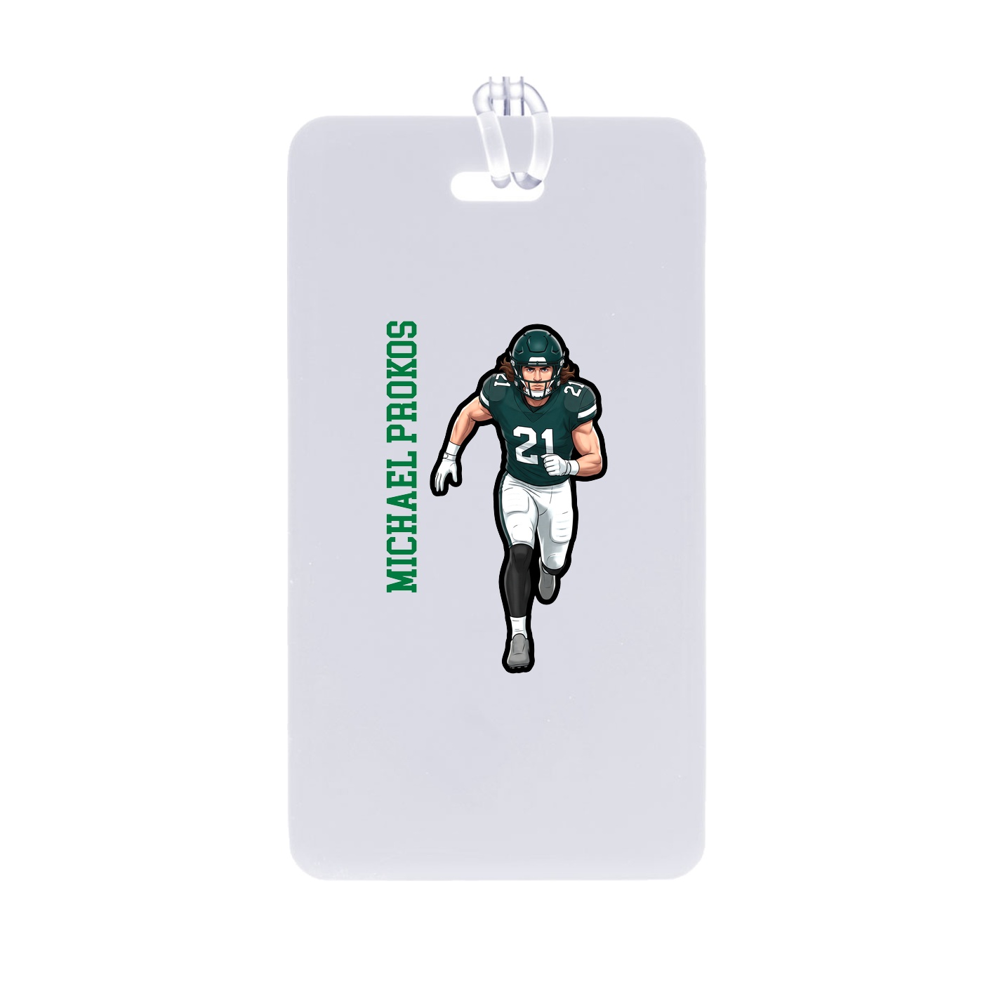 Bag Tag — Name Vertical in Classic
