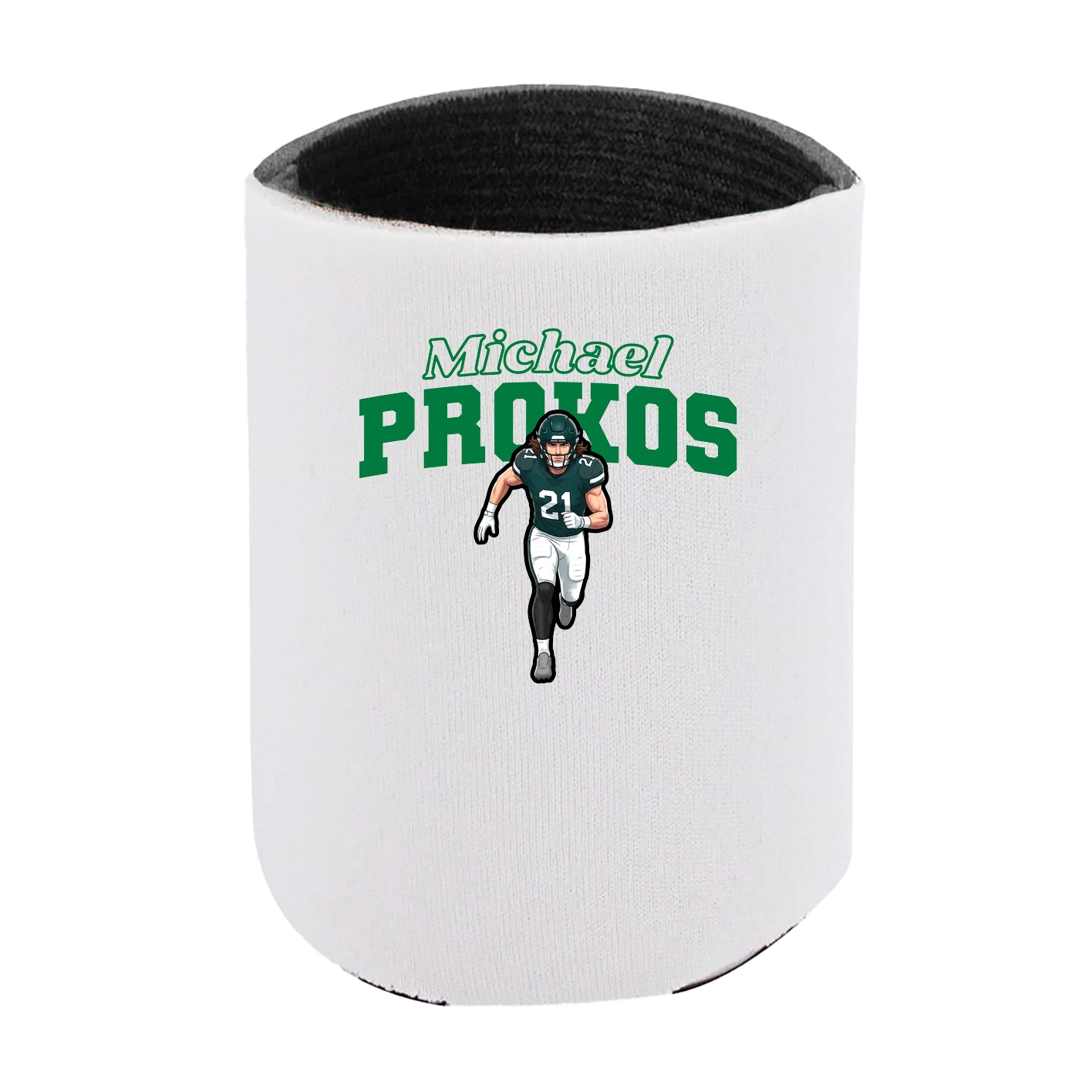 Can Holder — Name Arch in White