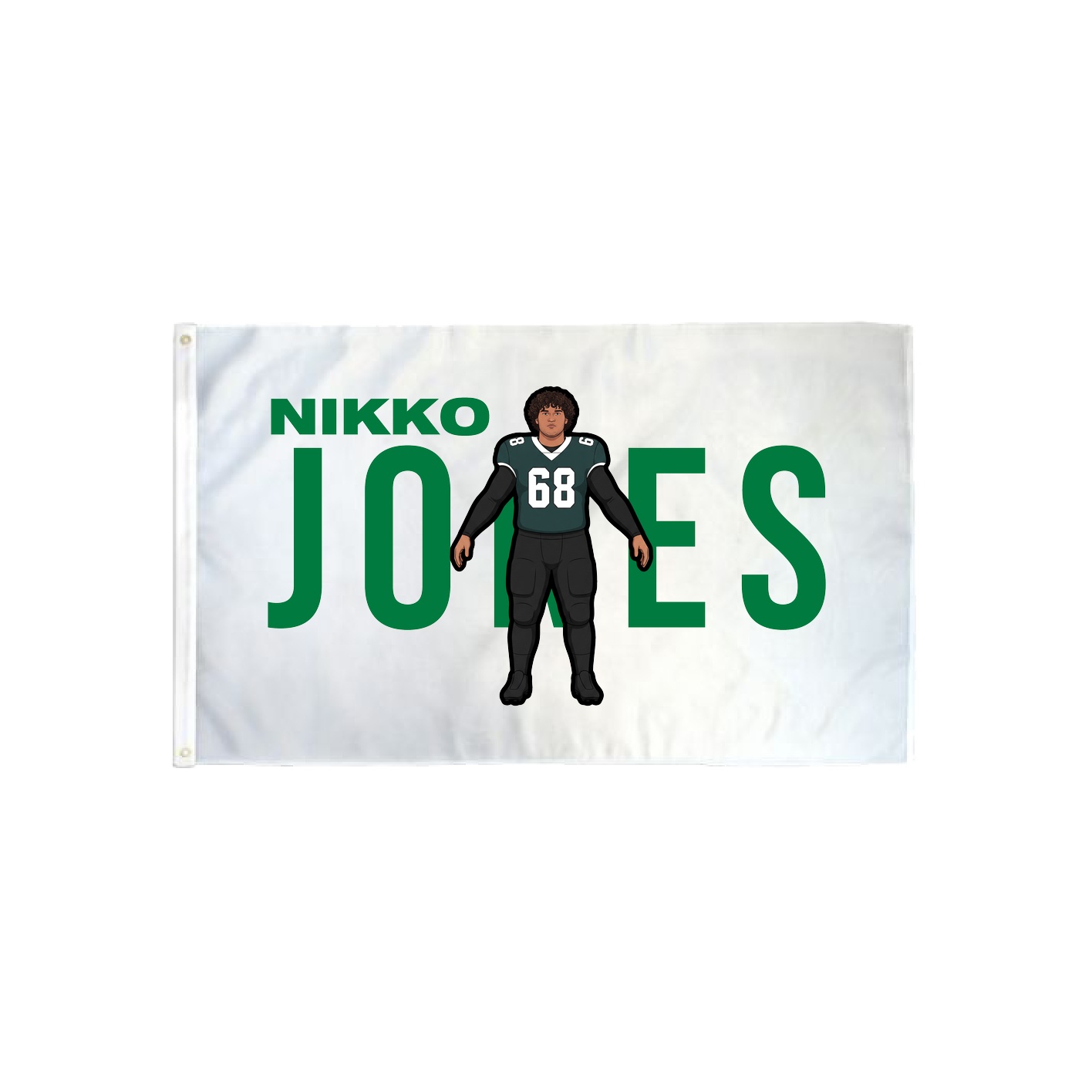 3x5 Flag — Player Name in Classic