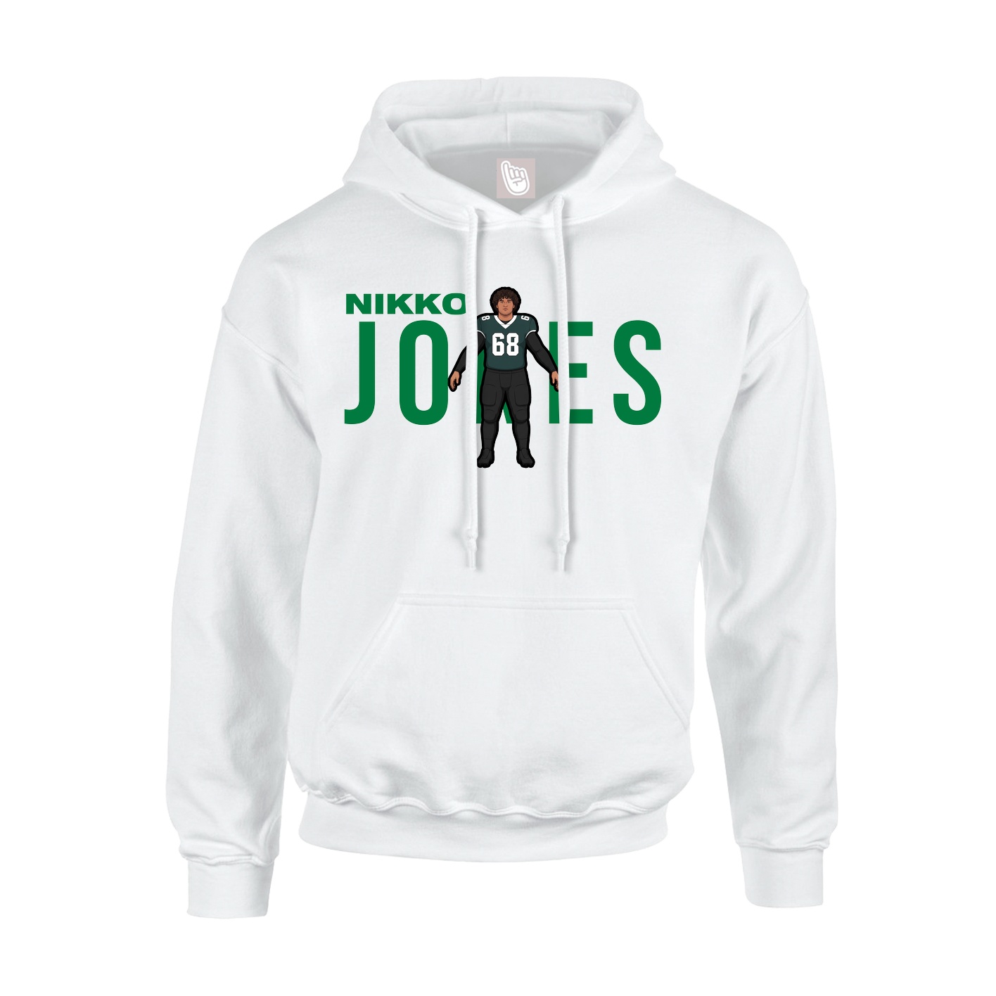Hoodie — Player Name in White
