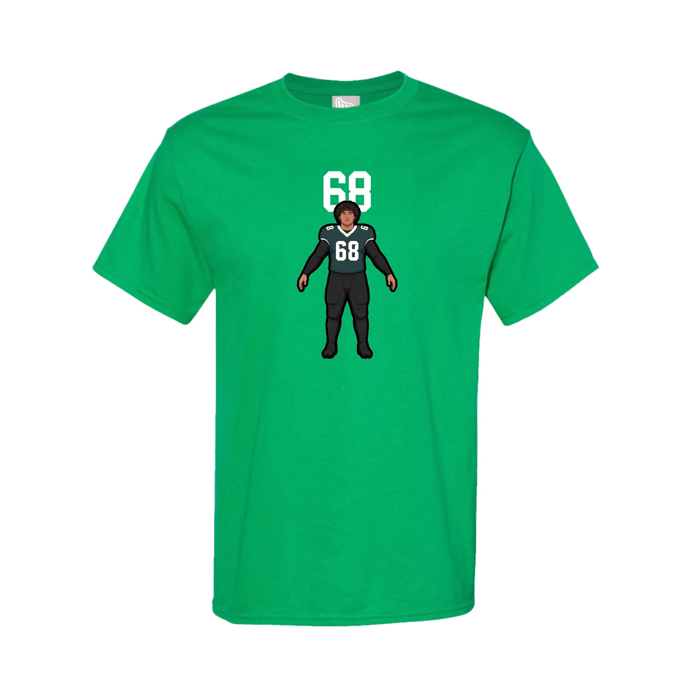 Tee — Number Top in Green