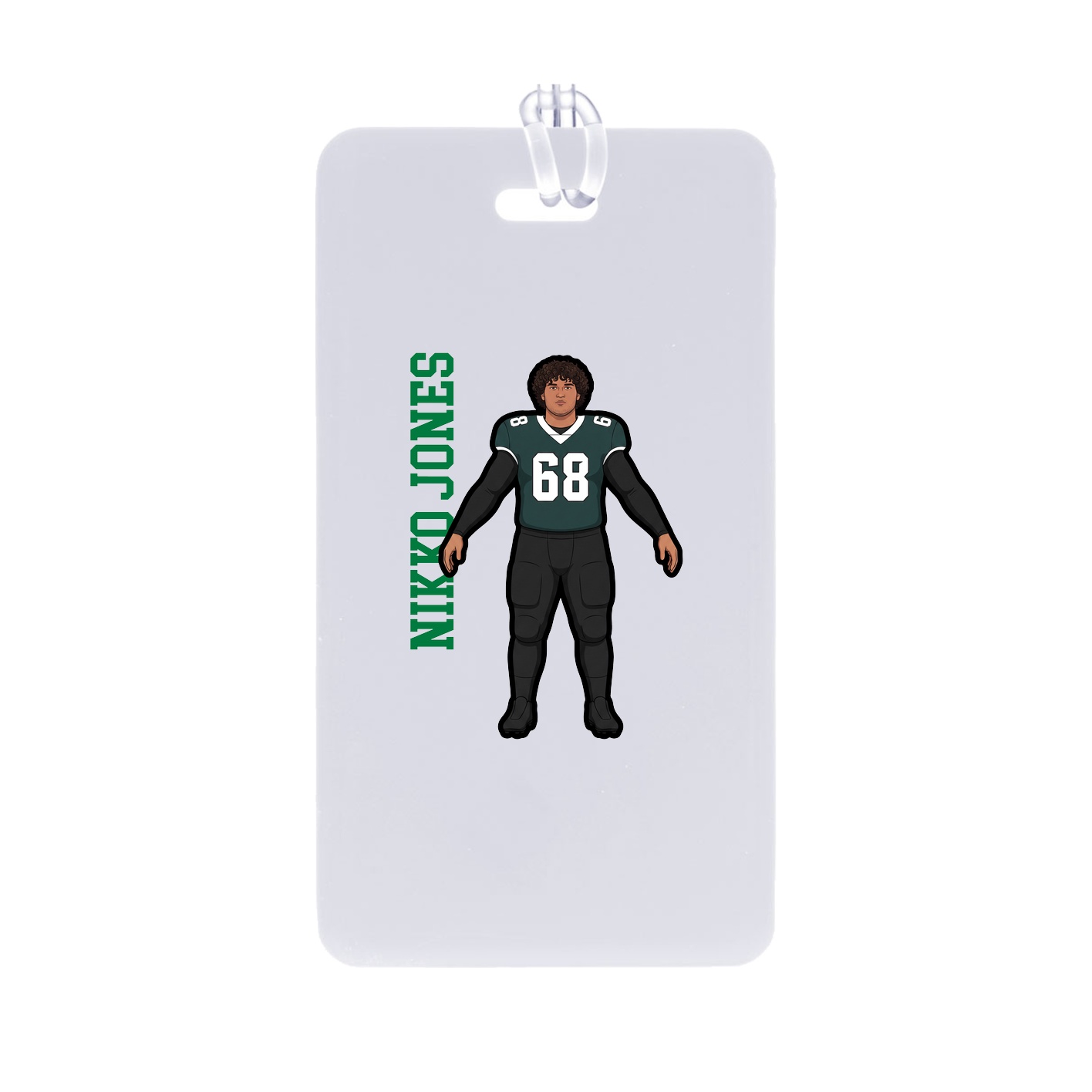 Bag Tag — Name Vertical in Classic
