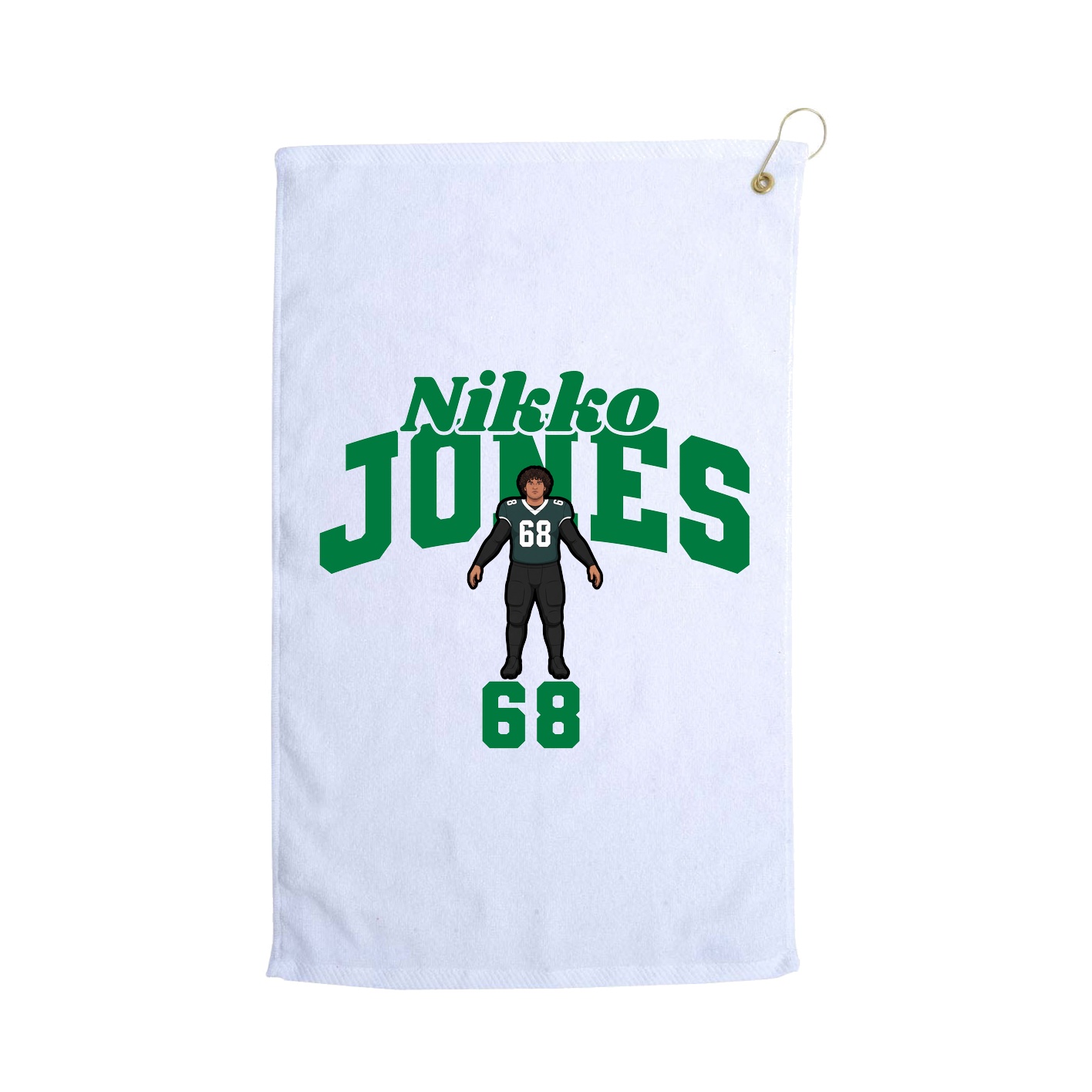 Golf Towel — Signature Arch in White
