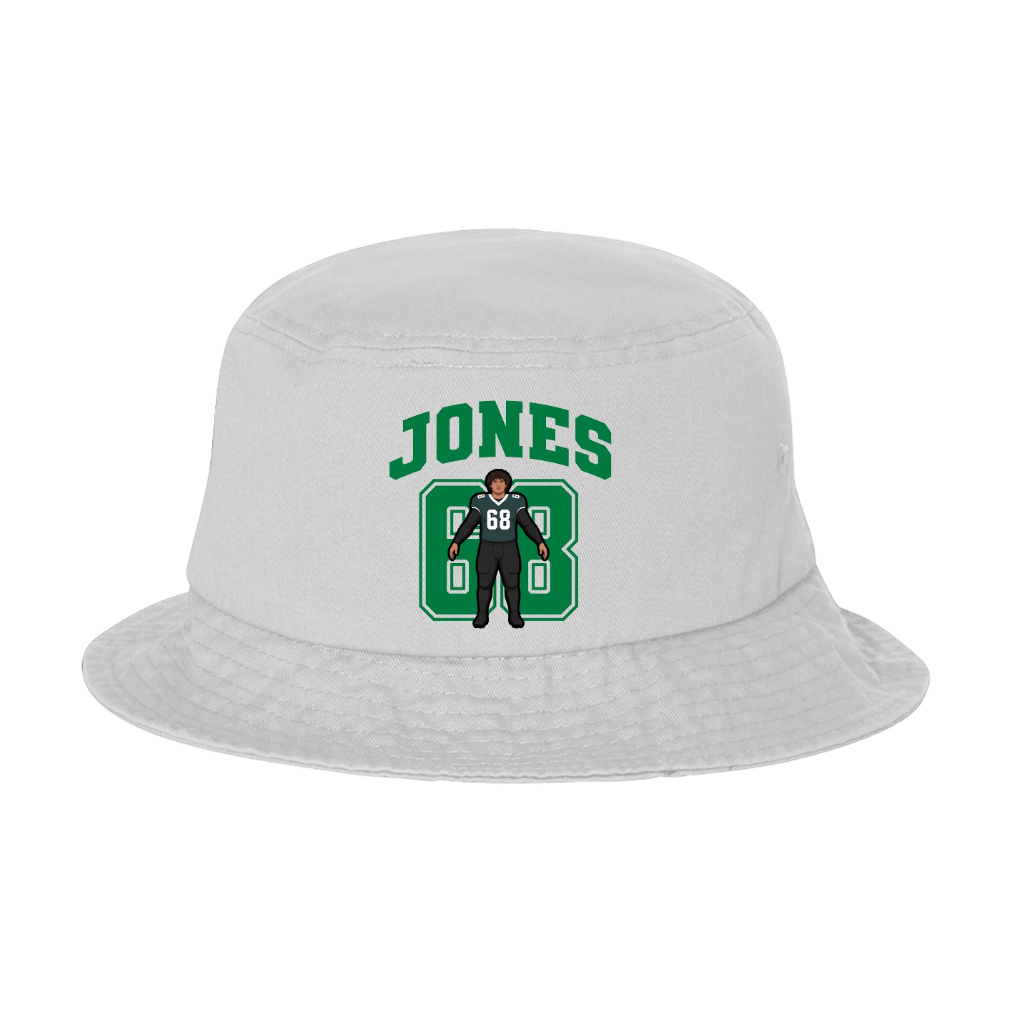Bucket Cap — Number in White