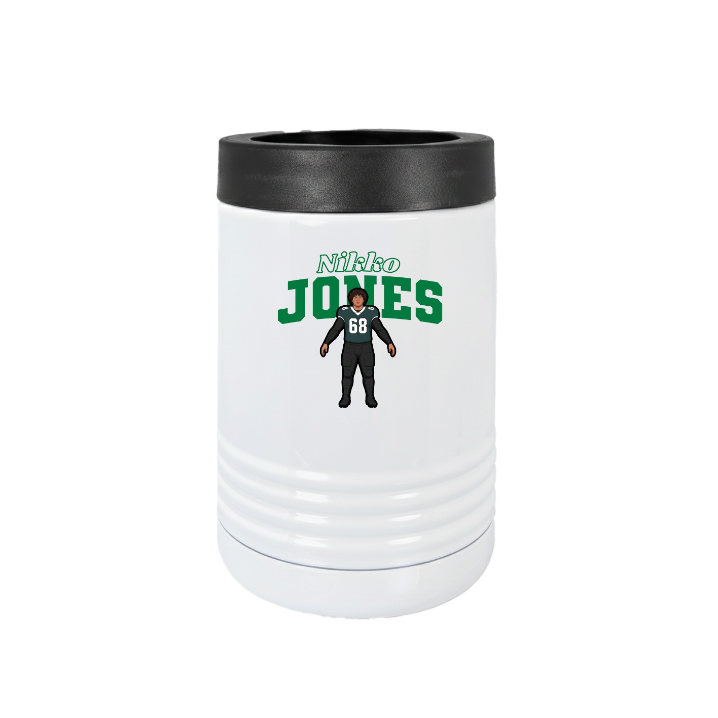 Beverage Holder — Name Arch in White