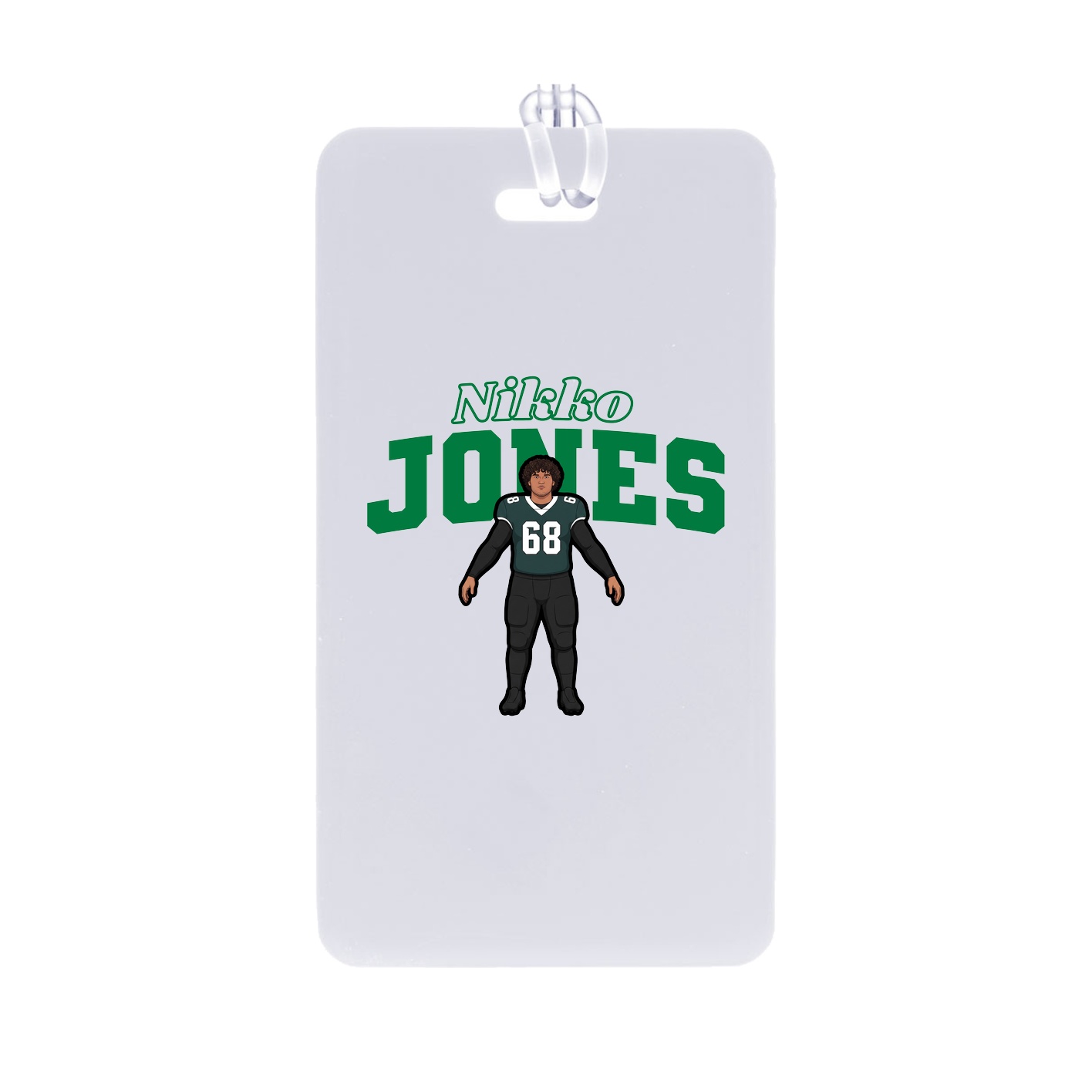 Bag Tag — Name Arch in Classic