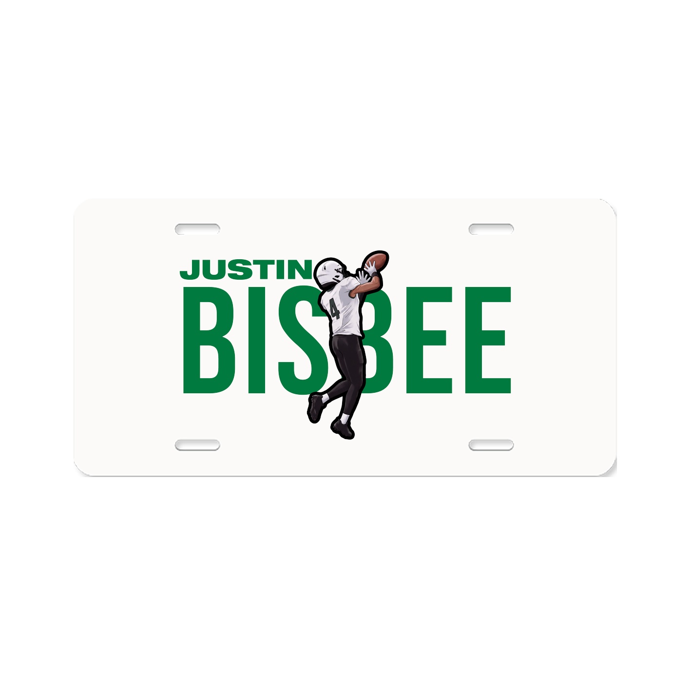 License Plate — Player Name in Classic