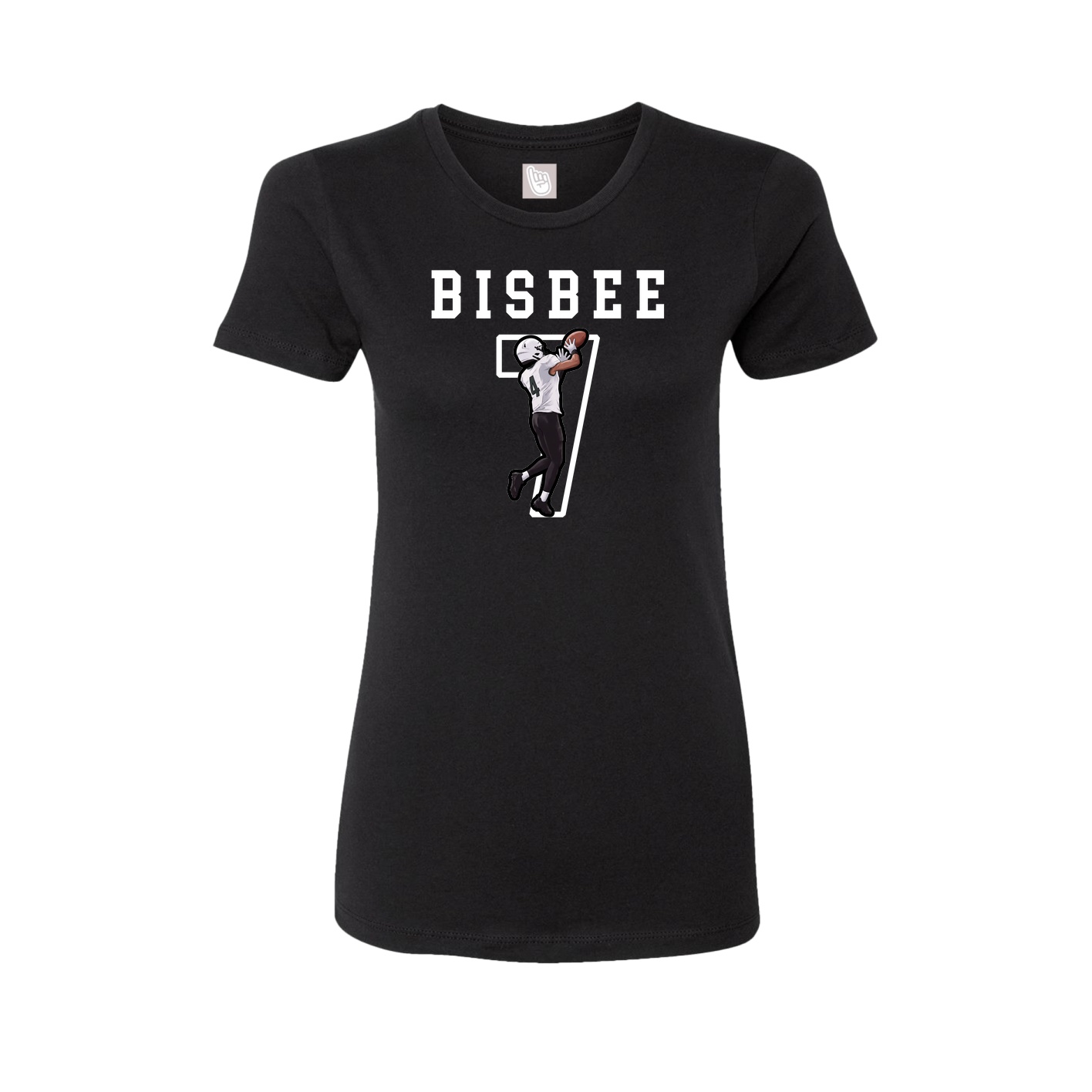 Fitted Women's Tee — Shirsey in Black