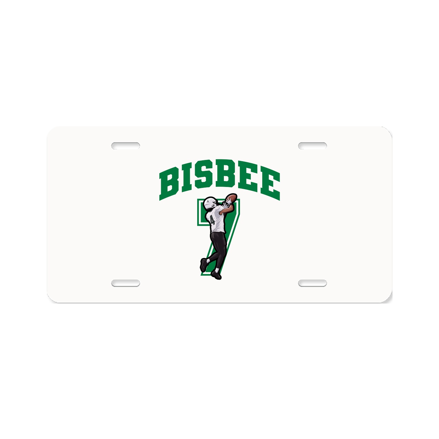 License Plate — Number in Classic