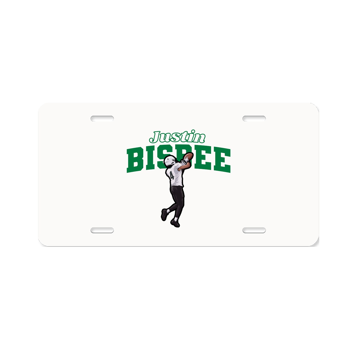 License Plate — Name Arch in Classic