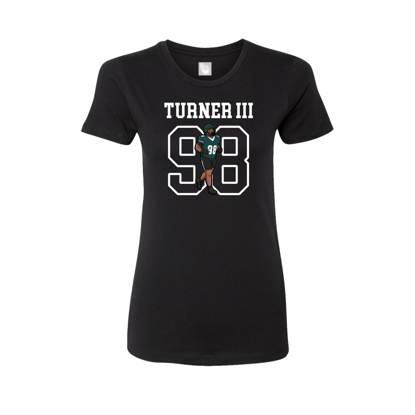 Fitted Women's Tee — Shirsey in Black