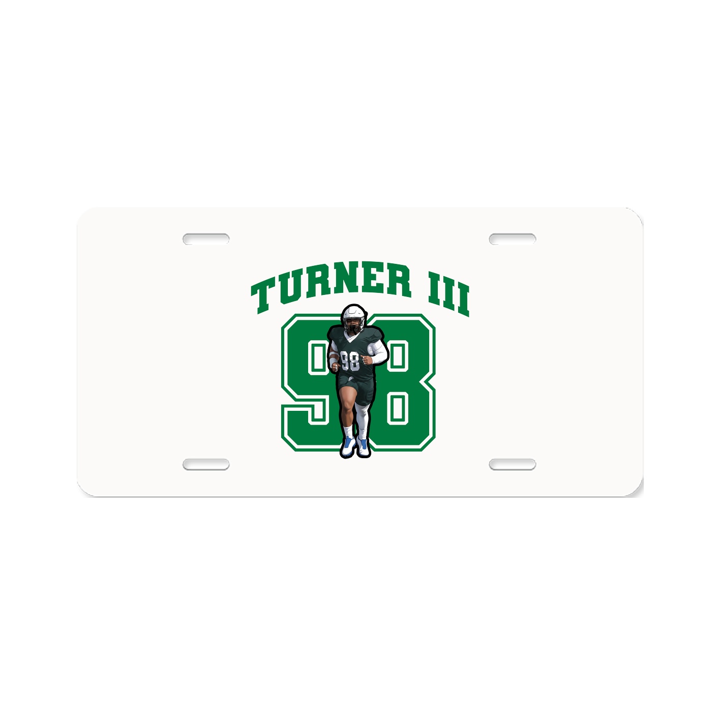 License Plate — Number in Classic