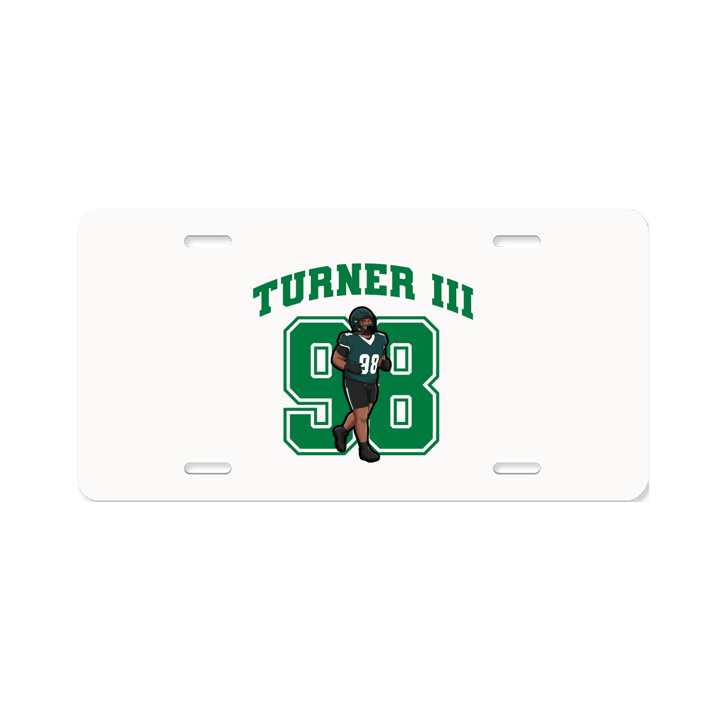 License Plate — Number in Classic