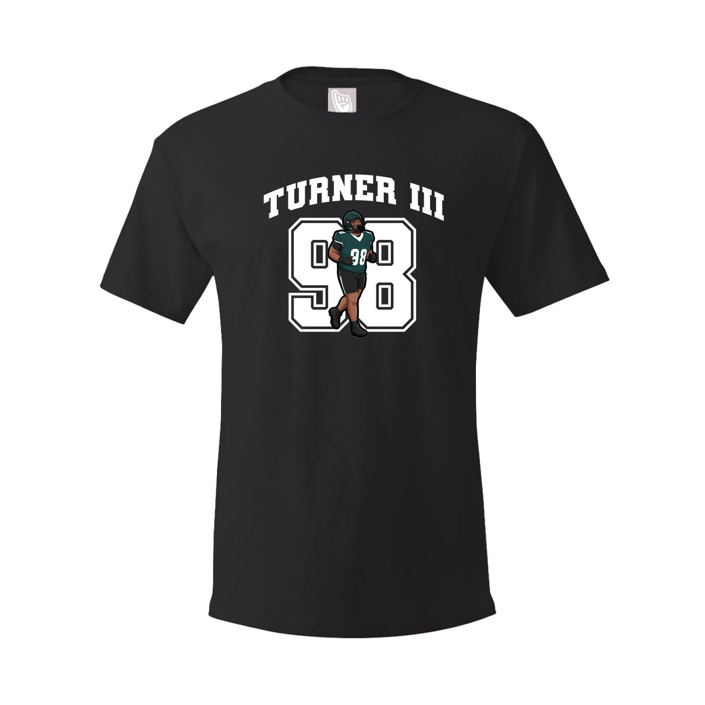 Youth Tee — Number in Black