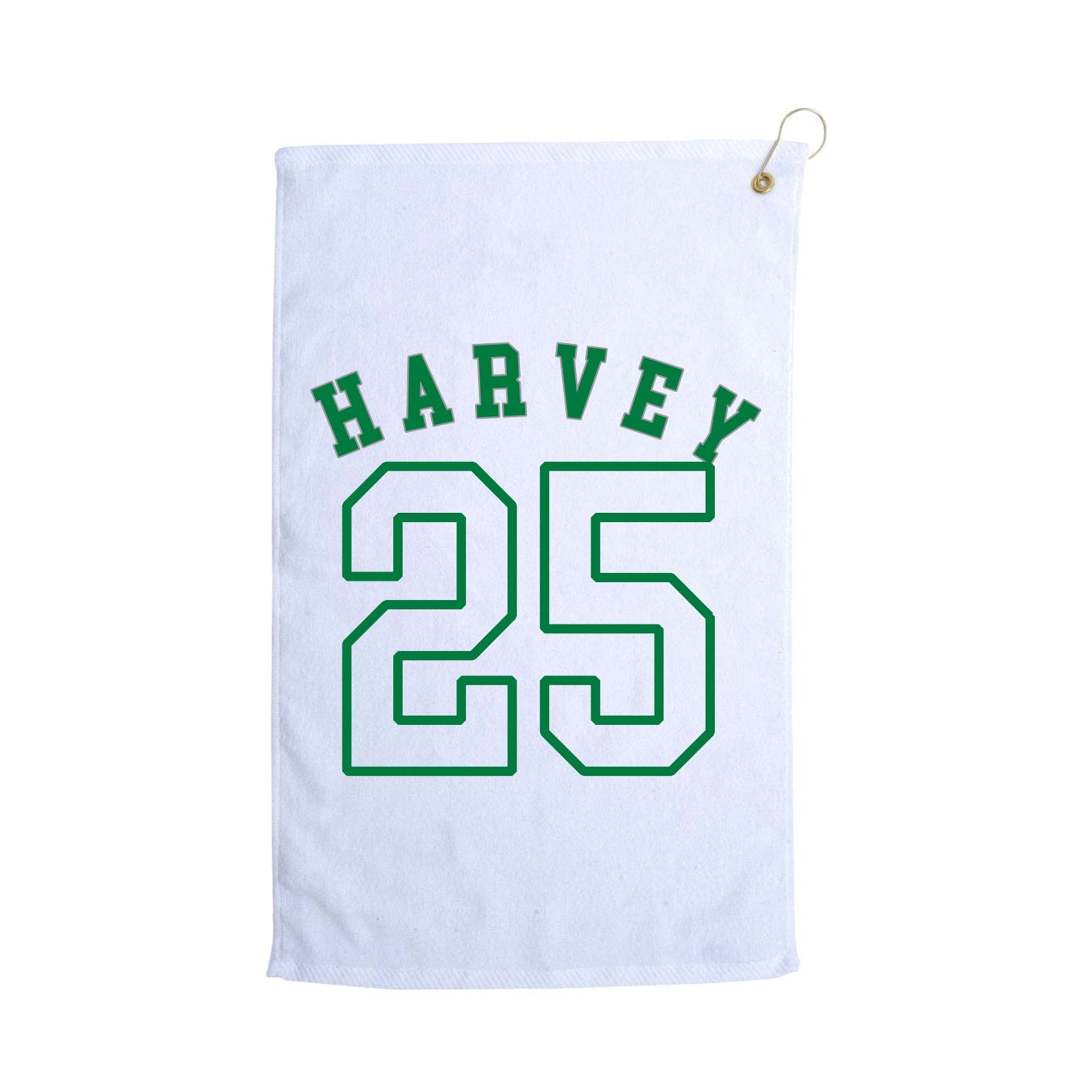 Golf Towel — Shirsey Arch in White