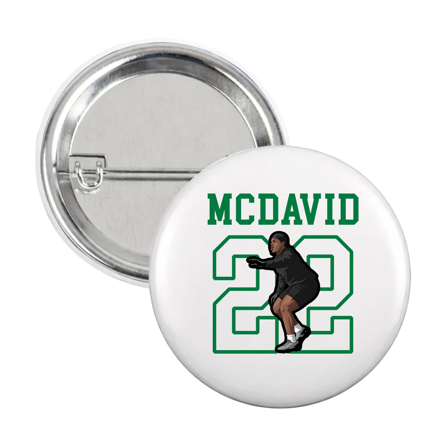 Game Day Button — Shirsey in White