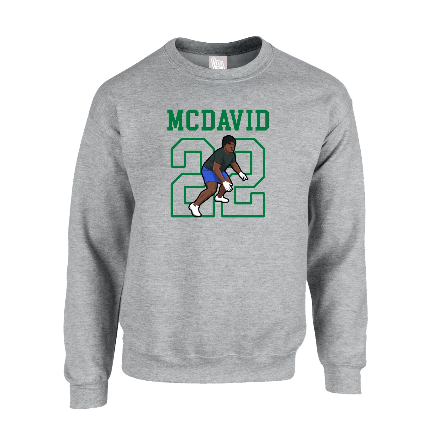 Fleece Crew — Shirsey in Grey